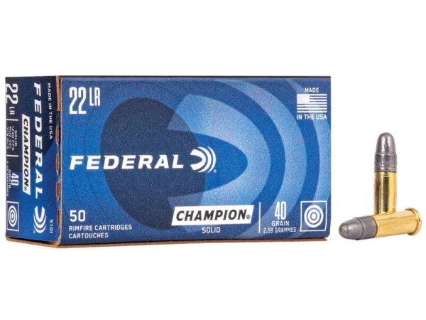 Federal Champion .22LR 40gr Ammunition