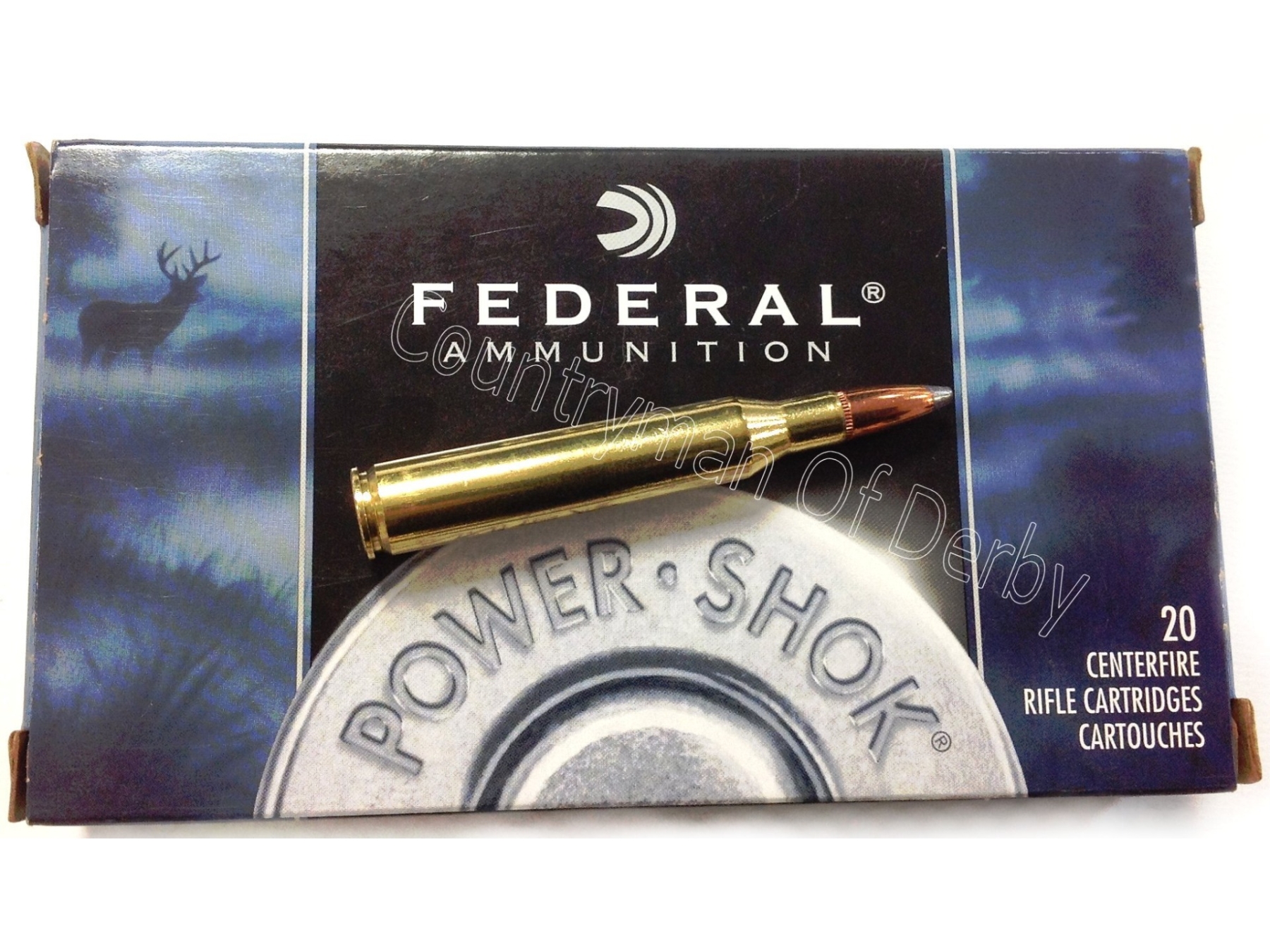 Federal .222 50gr Power-Shok Soft Point SP Ammunition 222A