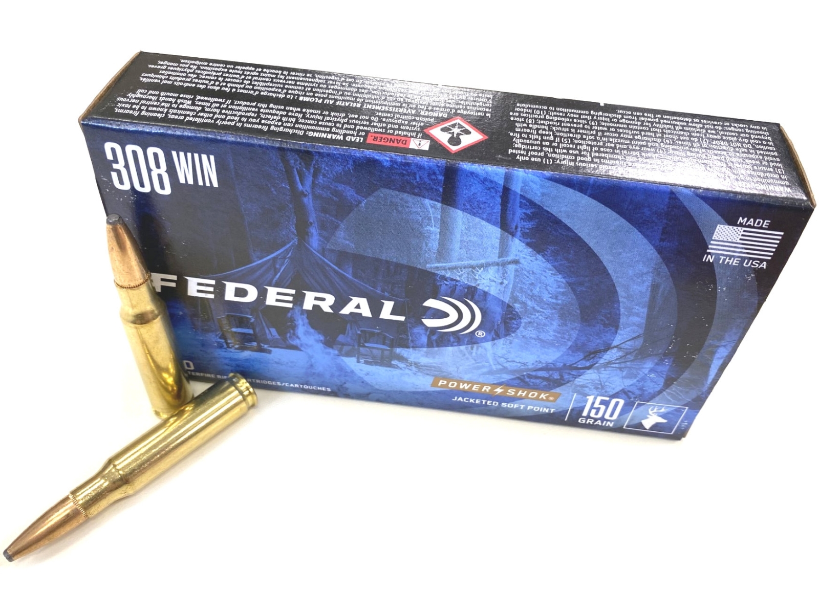 Federal .308 150GR SP Ammunition - 308A