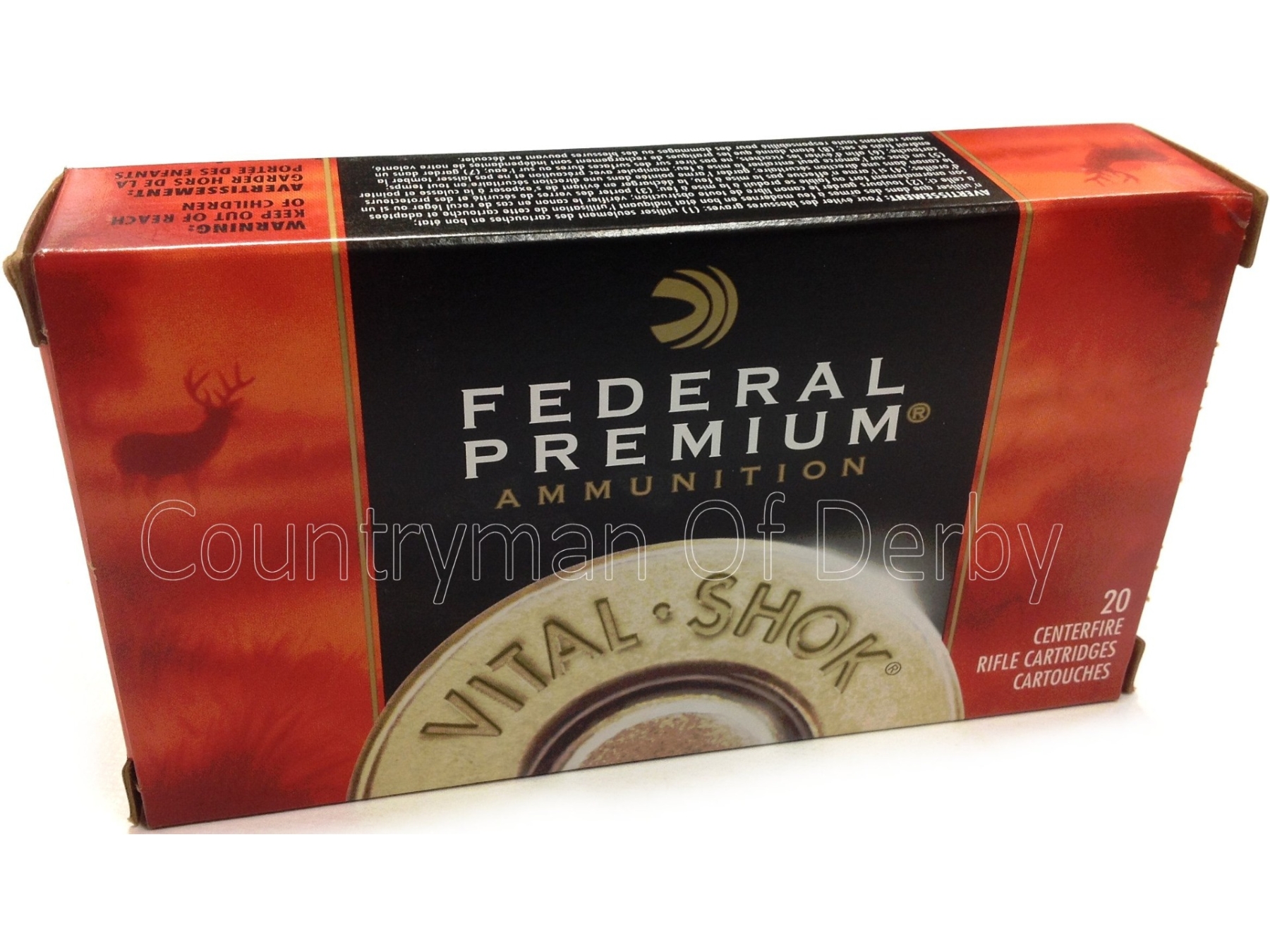 Federal .25-06 100gr Vital-Shok Ballistic Tip Ammunition P2506D