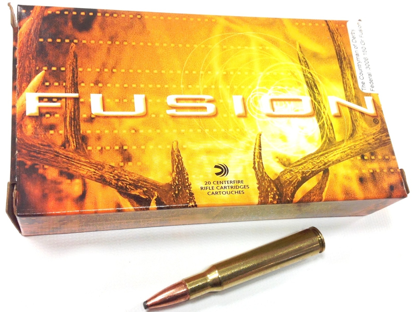 Federal Fusion .30-06 150gr SP Soft Point Ammunition F3006fs1