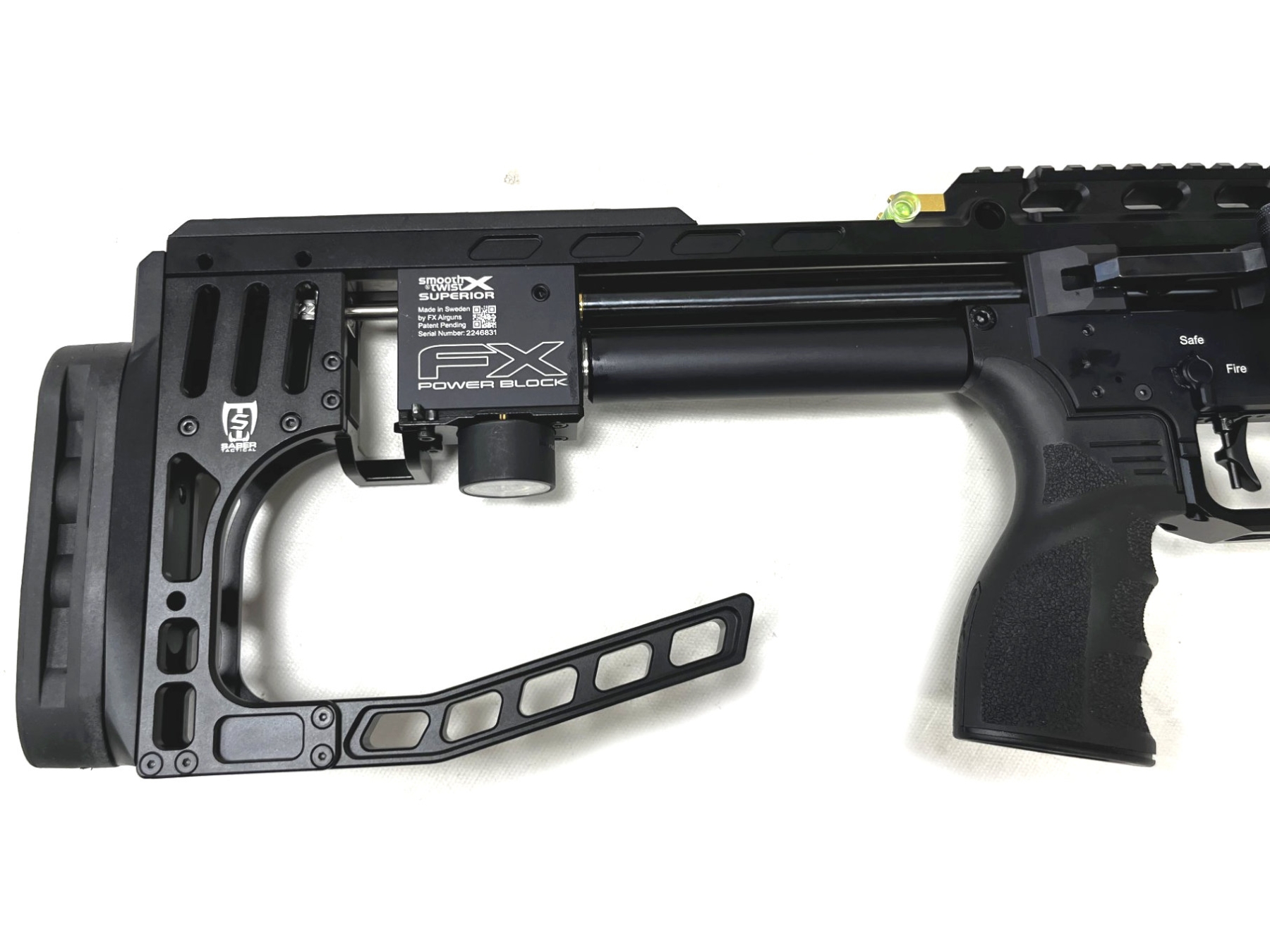 fx black impact m4 micro .22 air rifle