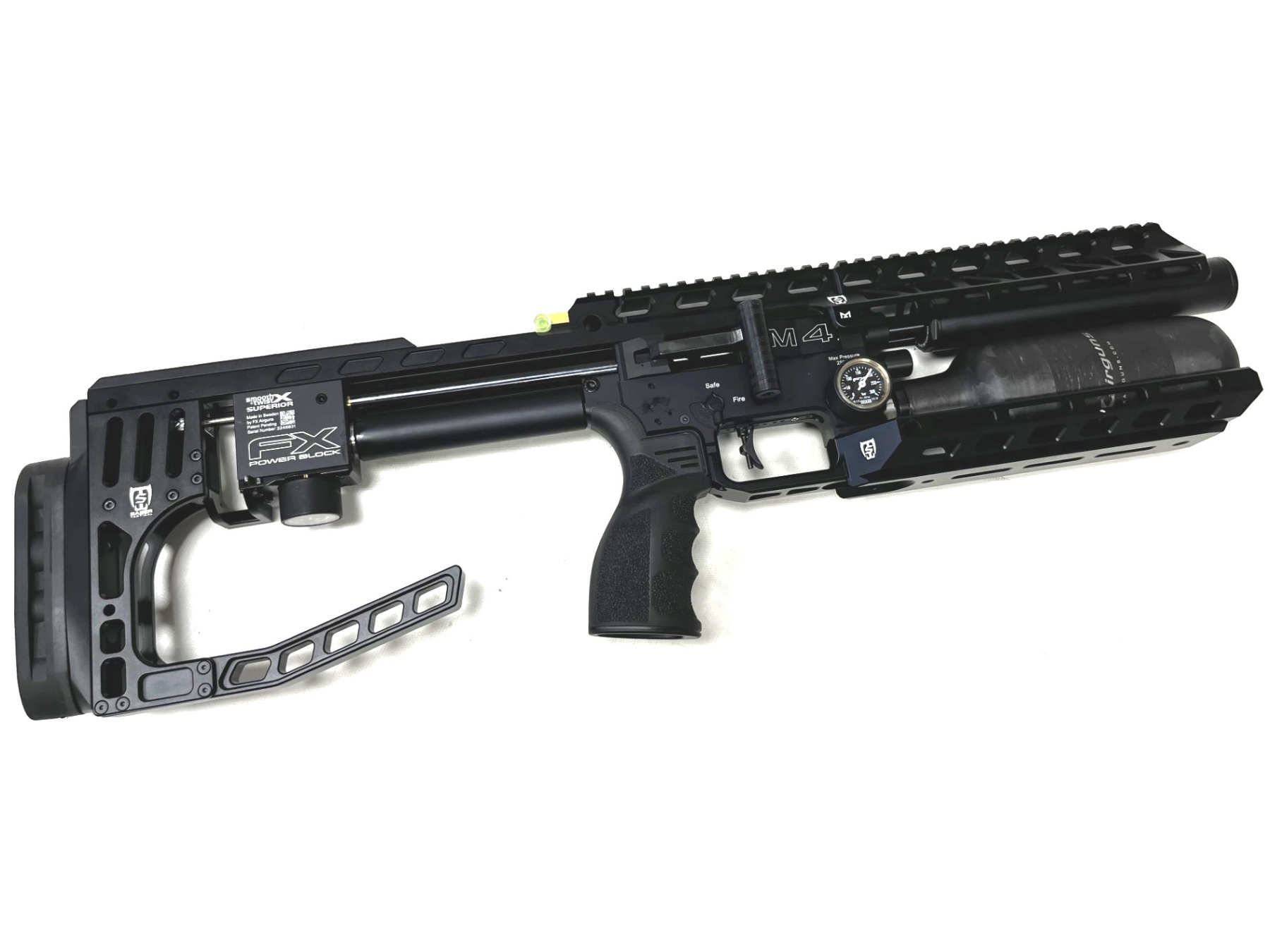 FX Impact M4 Micro .22 Black Air Rifle Main Image fx impact m4 micro black .22 air rifle