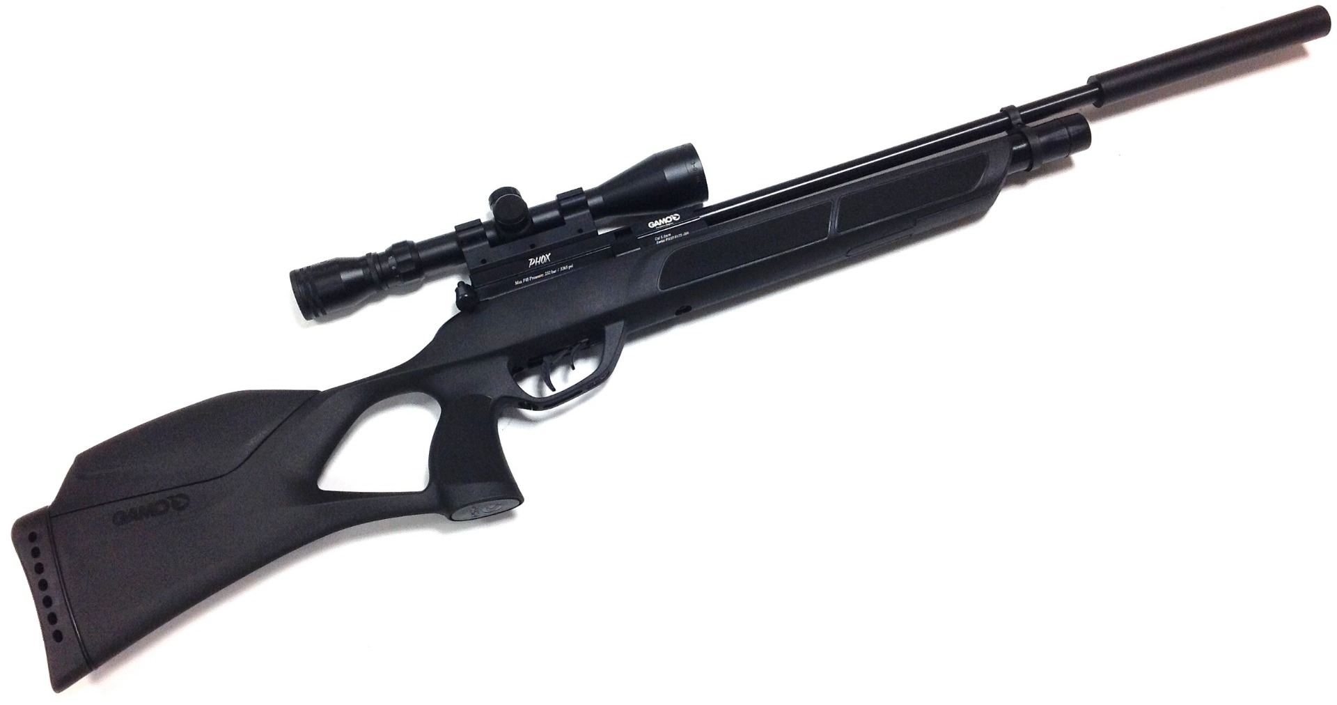 Gamo Phox .22 Pre-Charged Pneumatic Air Rifle Outfit