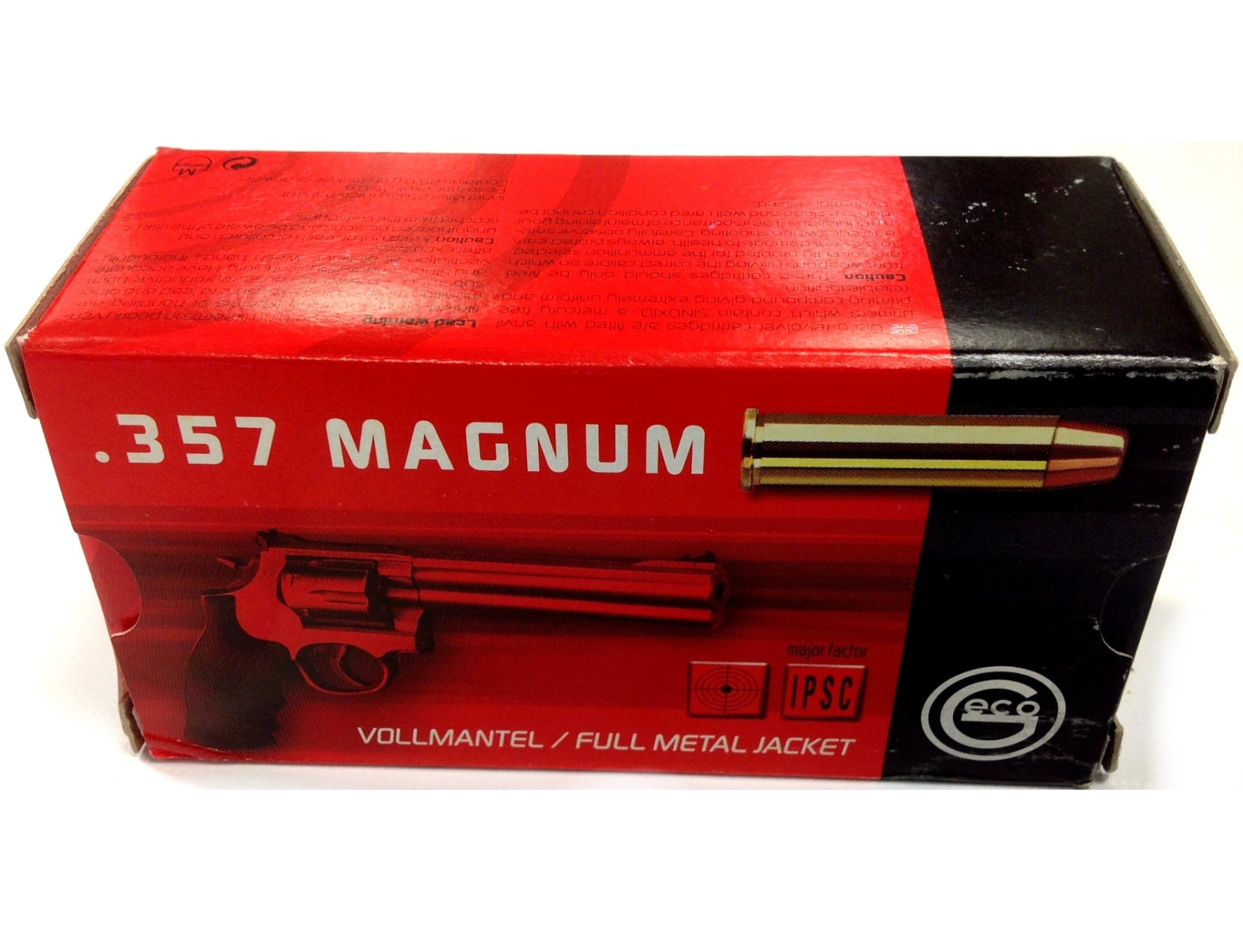 Geco .357 Magnum 158gr FMJ Ammunition