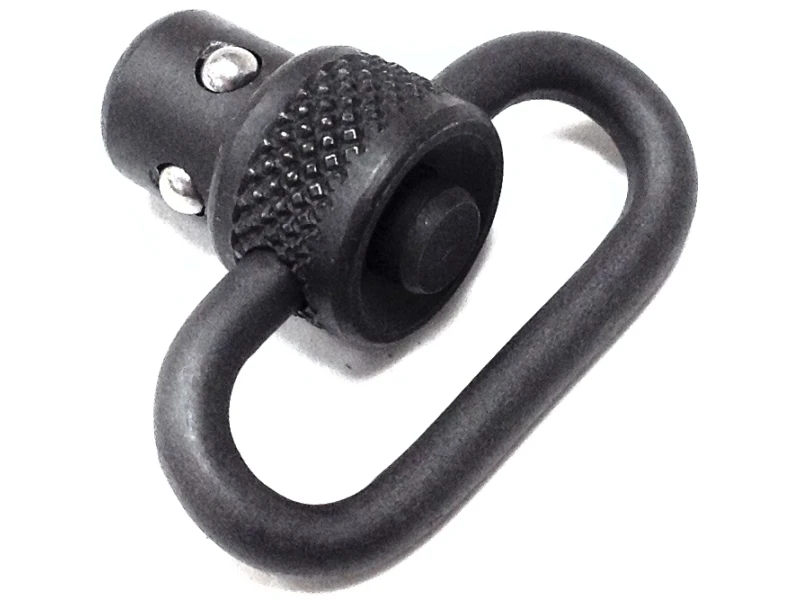 TOURBON Quick Detach (QD) Sling Swivels Set - Push Button, Metal, Black - 1 Pair