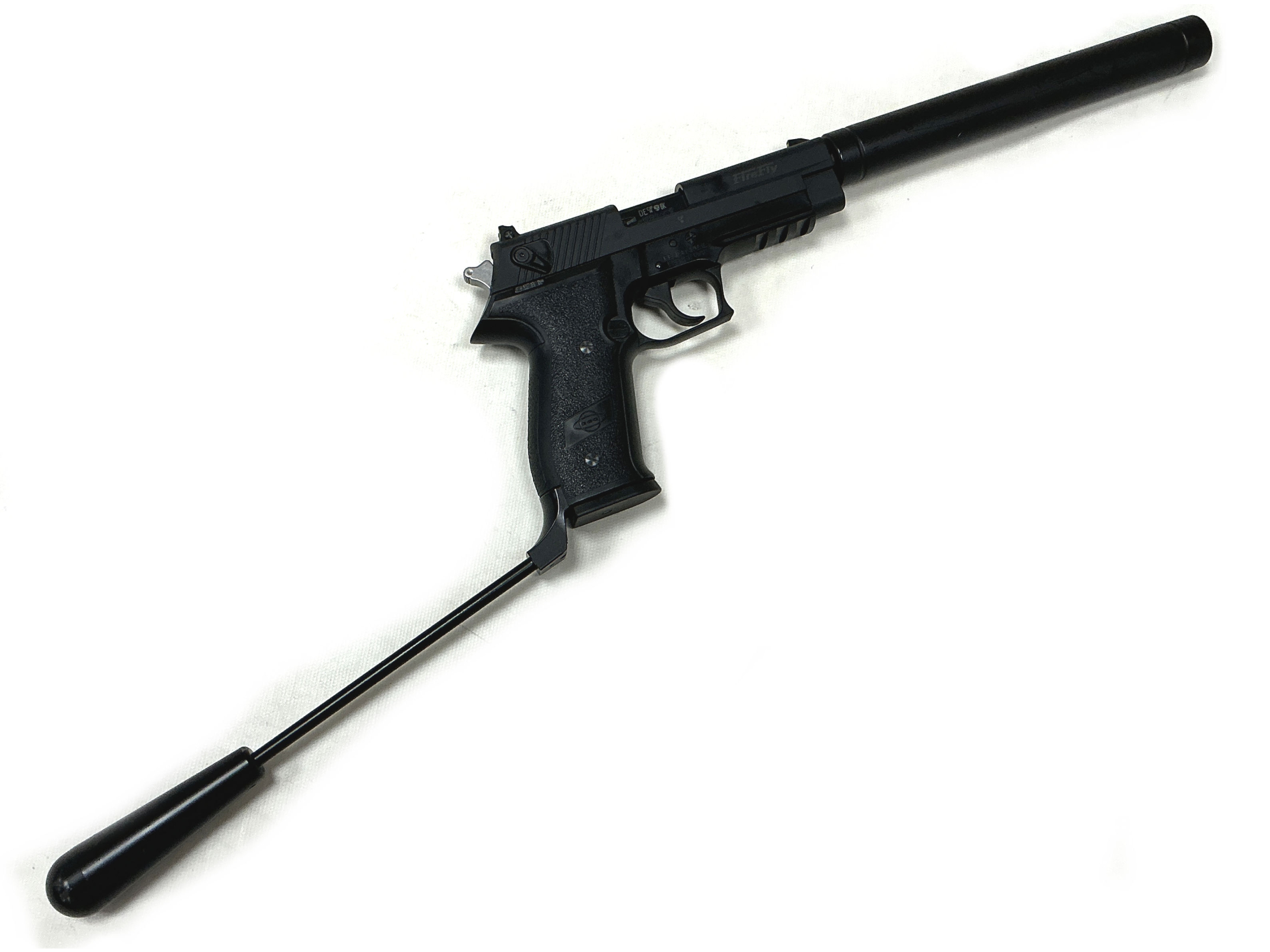 used gsg firefly long barrelled pistol .22lr