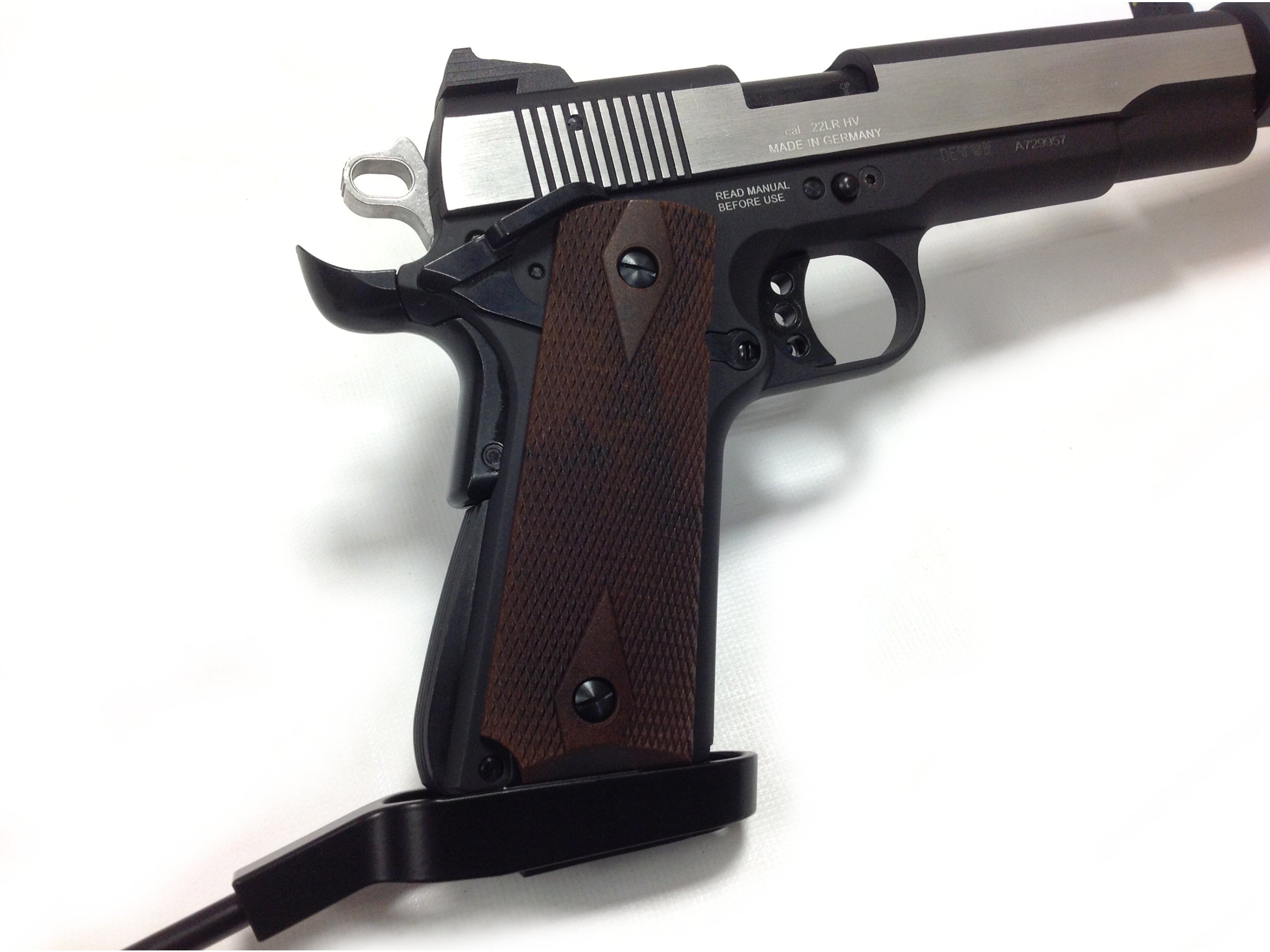 GSG 1911 Stainless .22LR Long Barrel Semi Auto Pistol