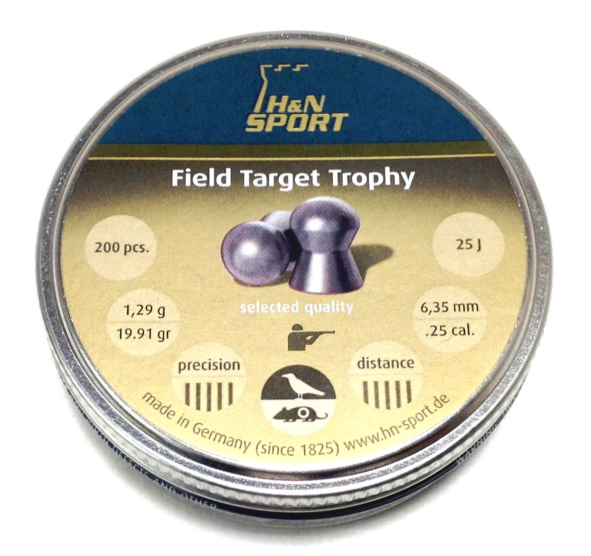 H&N Field Target Trophy .25 Pellets