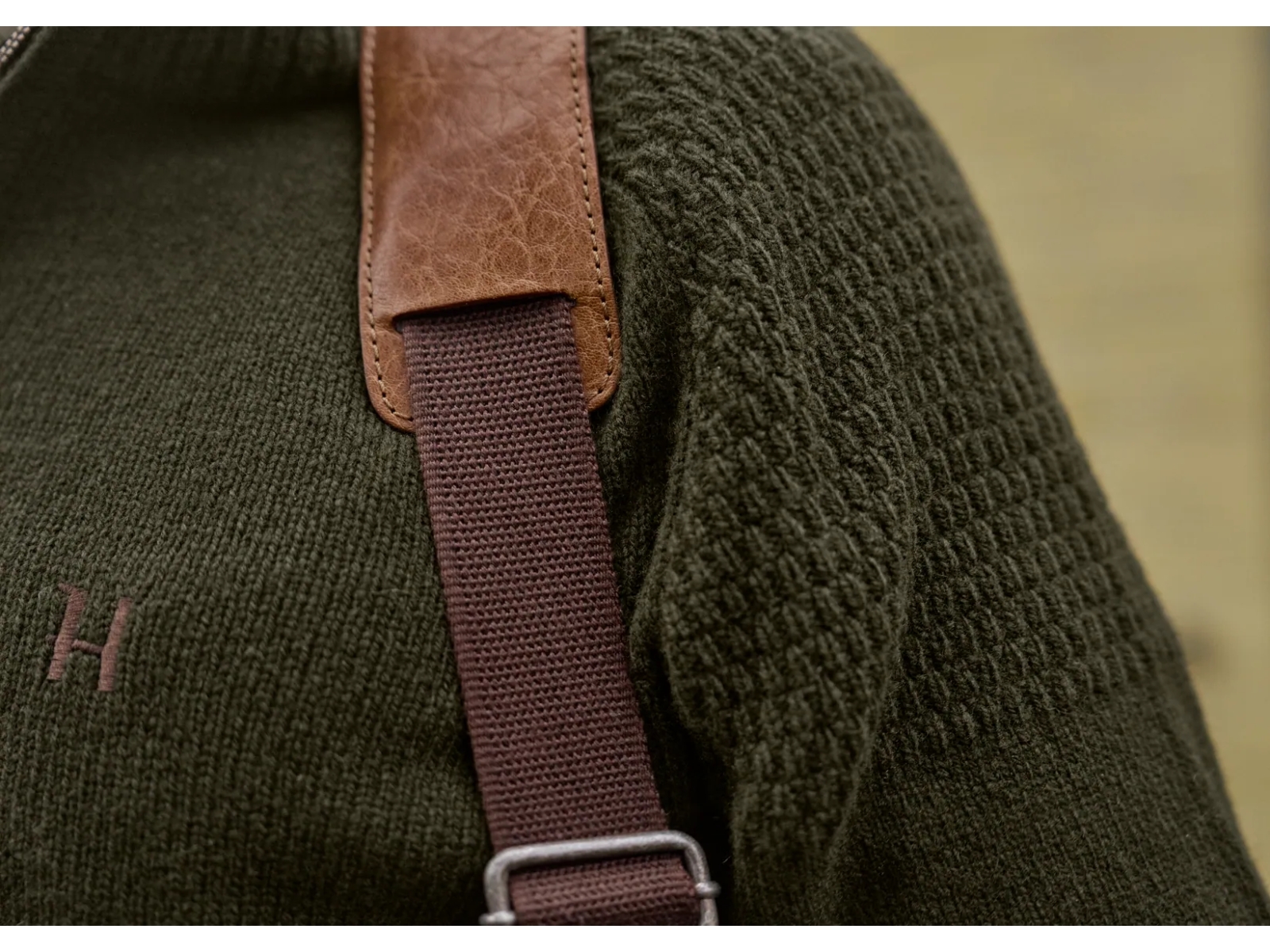 harkila vincent merino wool half zipped jumper