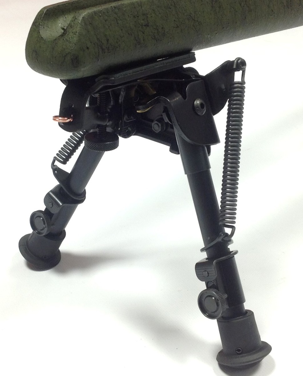 Harris S-BR 6-9" Swivel Benchrest Bipod With Adjustable Legs