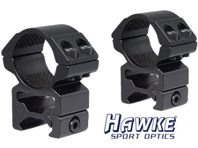 Hawke 1" High Weaver Mounts