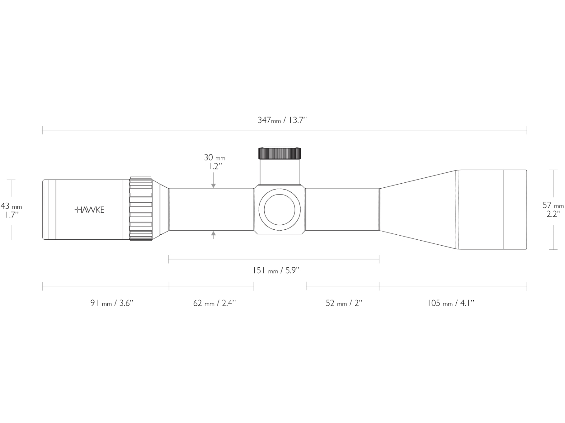 Hawke Vantage 30 Scope