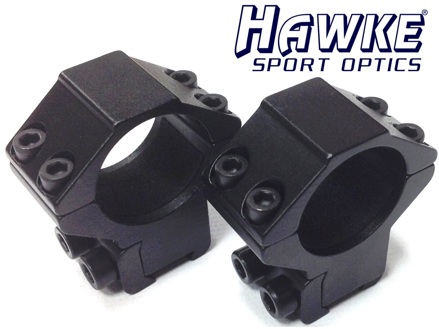 Hawke 1" Medium Double Screw Mounts