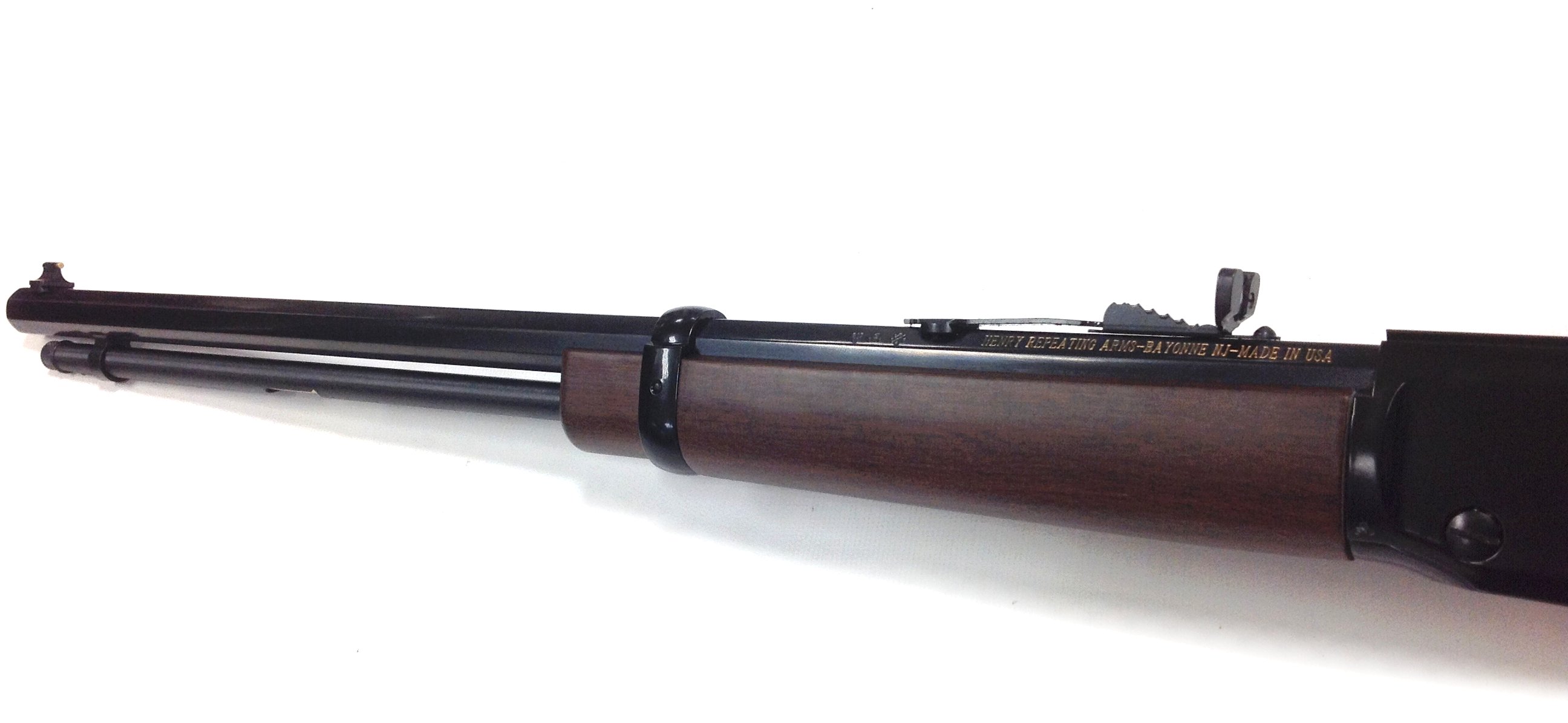 Henry .22 LR Octagonal Blued Lever Action Rifle - H001T