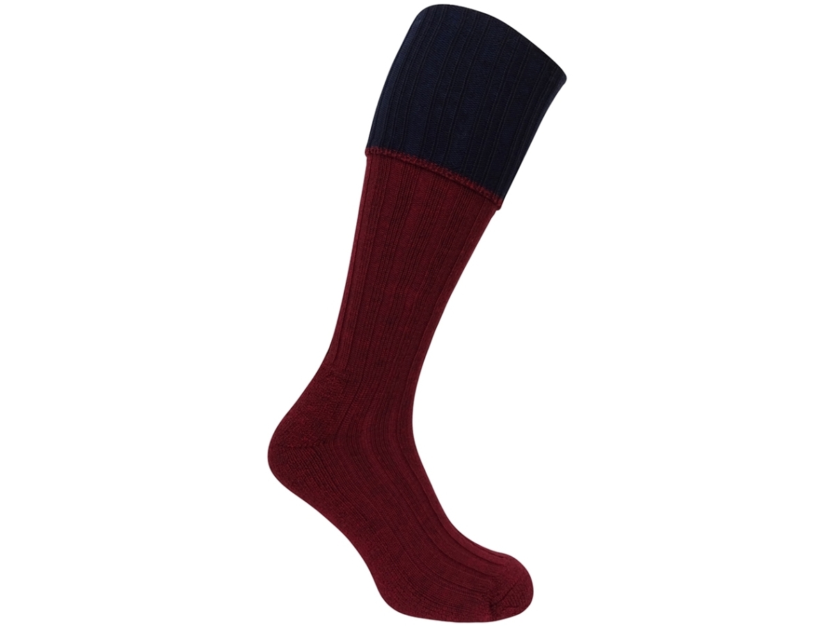 Hoggs Contrast Turnover Top Stocking