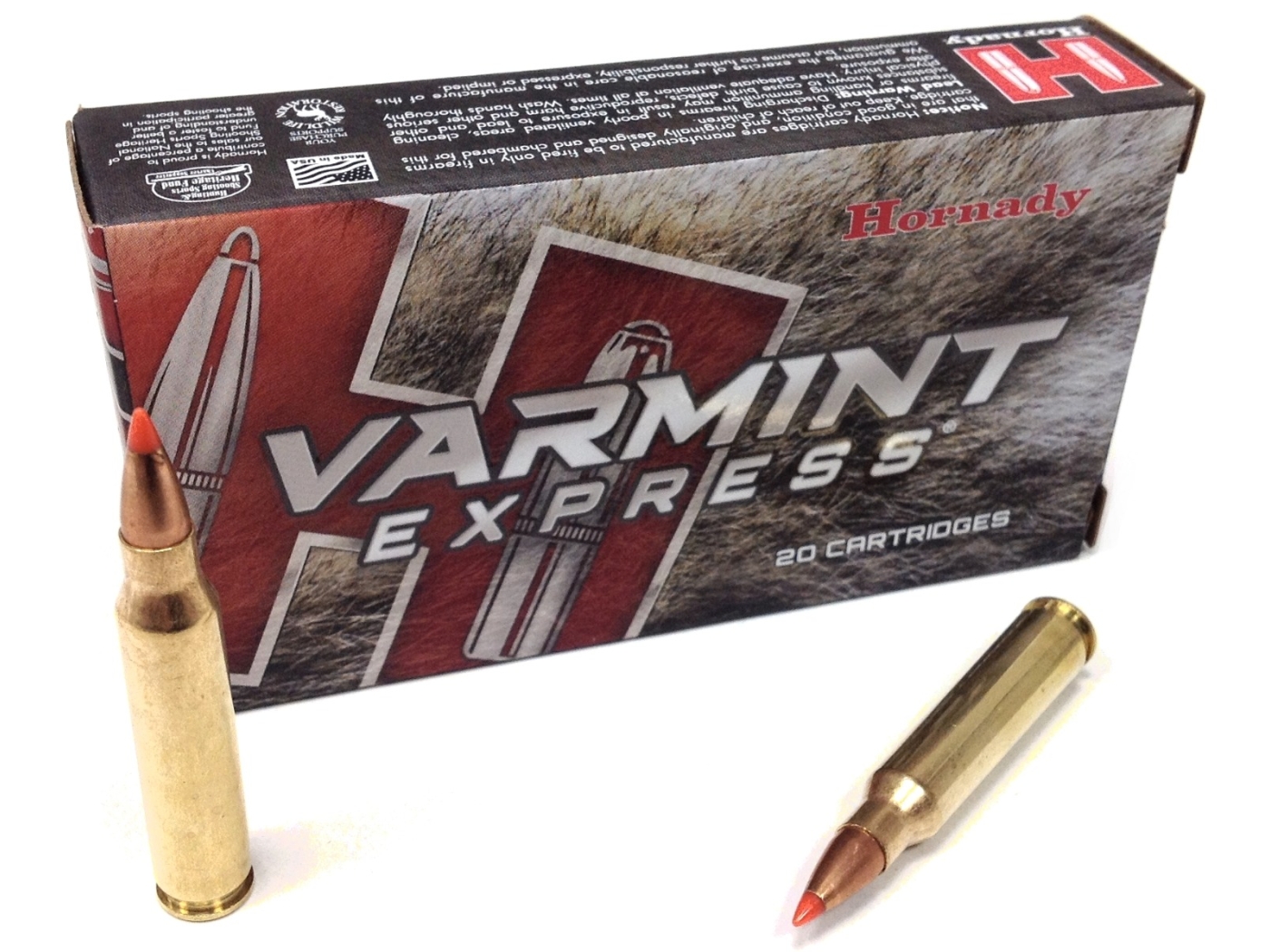 Hornady .223 55gr V-Max Ammunition 8327