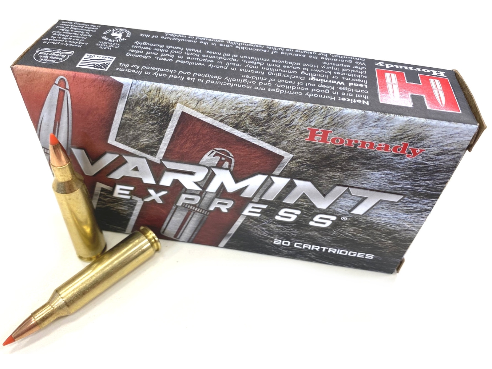 Hornady .22-250 50gr V-Max Ammunition 8336