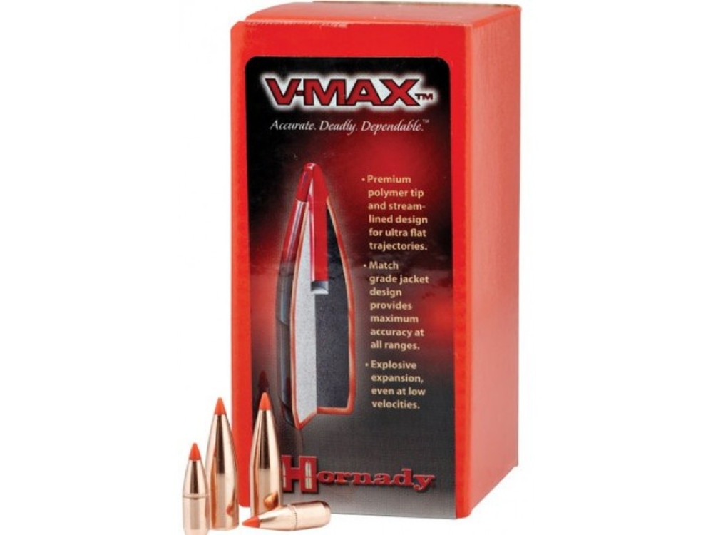 Hornady .22 Cal 35gr V-Max Bullets - 22252