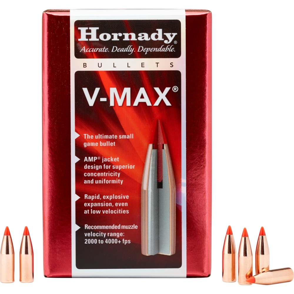 Hornady 6mm 65Gr V-Max Bullets - 22415