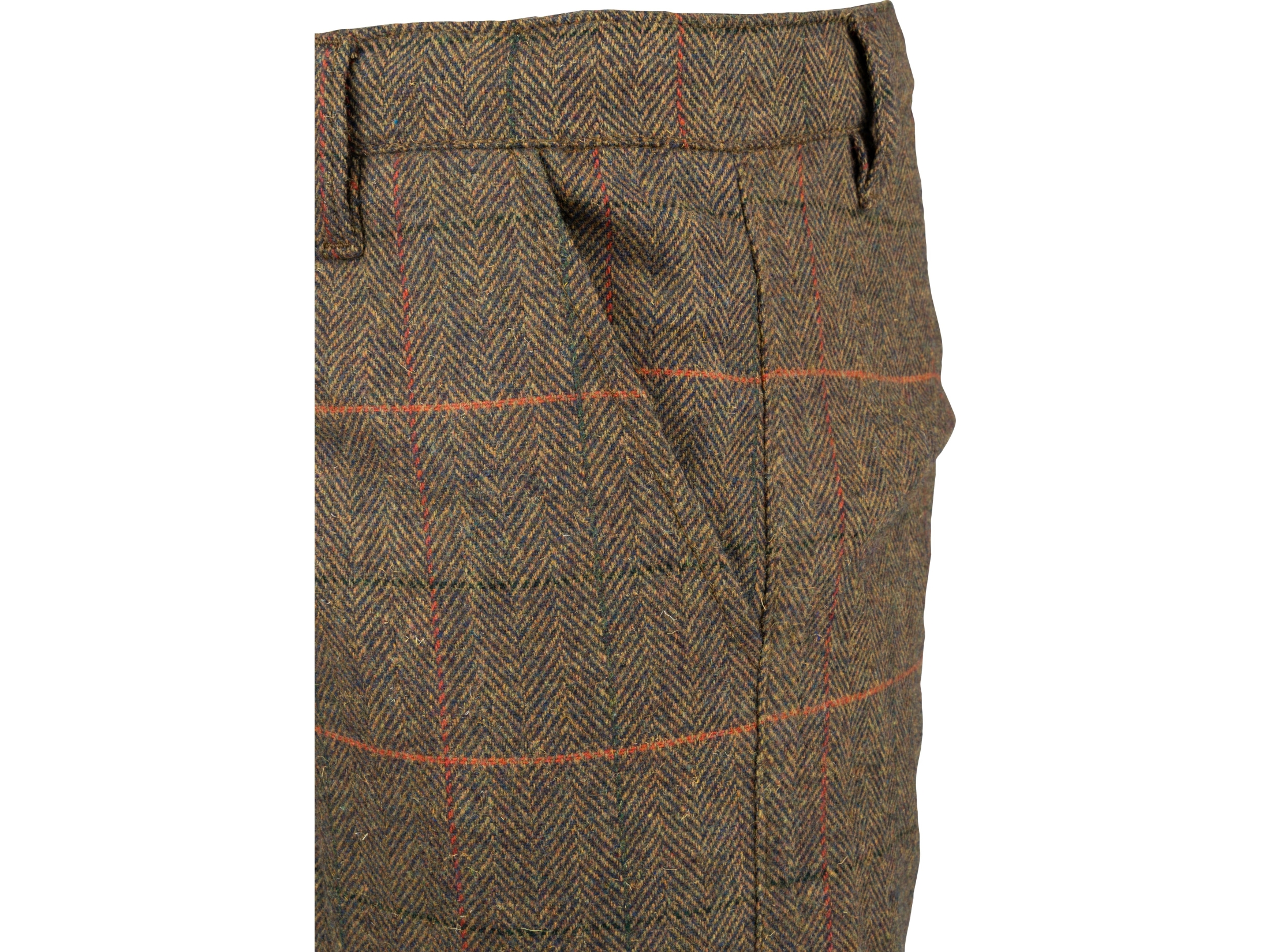 waterproof breathable brown tweed herringbone breeks