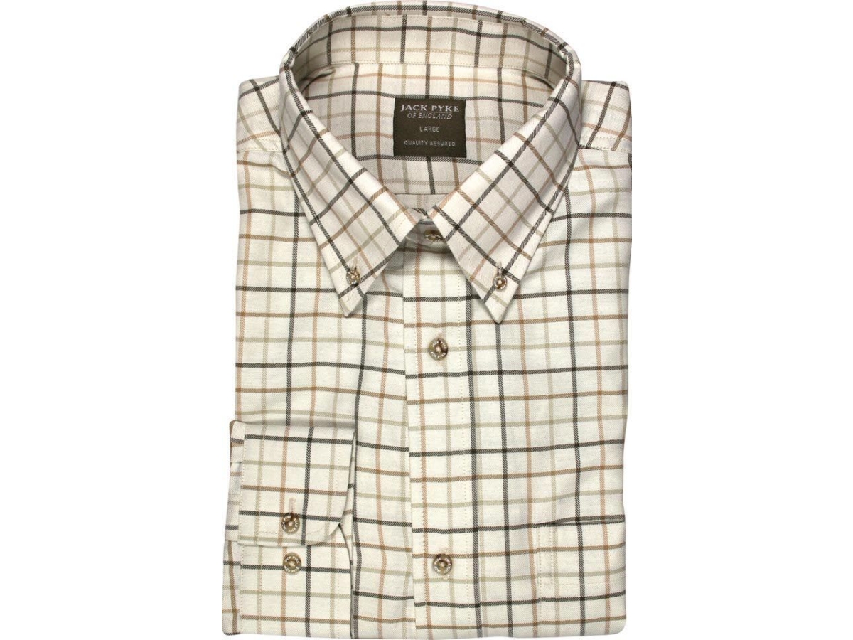 Jack Pyke Countryman Brown Check Long Sleeve Shirt