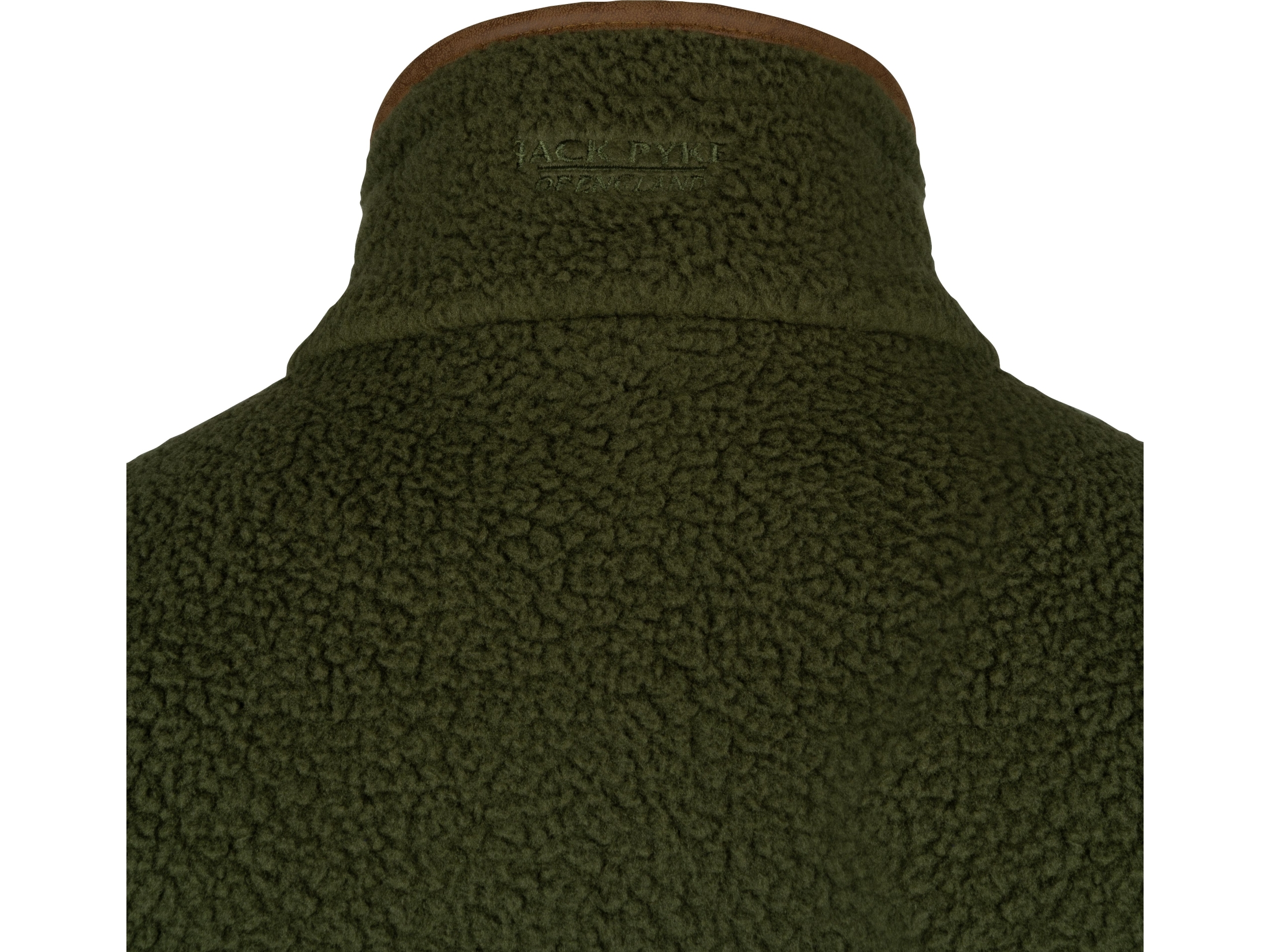 pullover sherpa jumper jack pyke olive