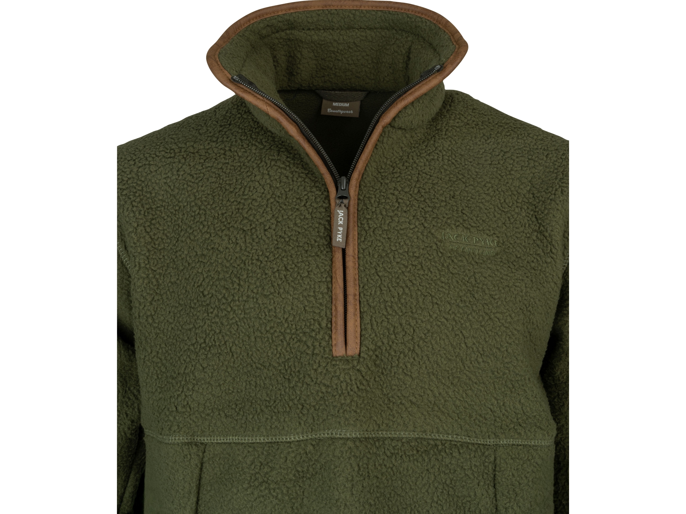 1/2 jack pyke zipped pull over fleece
