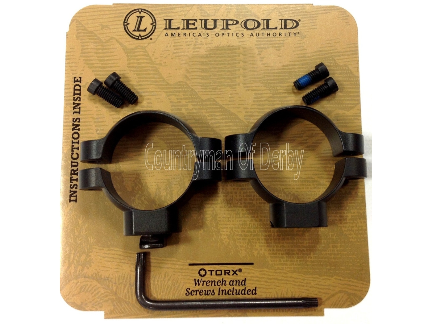 Leupold 30mm Ringmount Mounts To Fit On To Leupold Bases