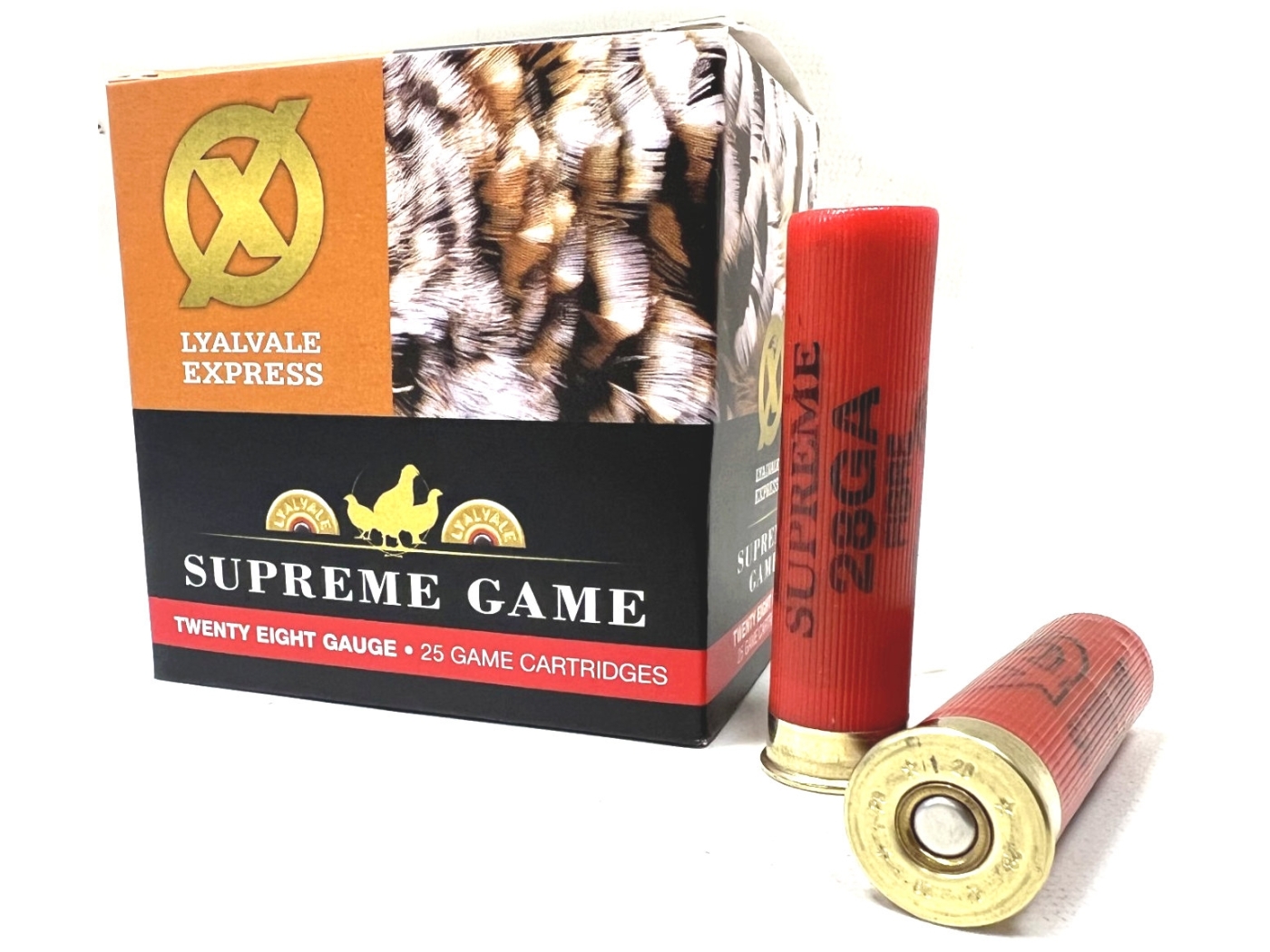 Express Supreme Game 28 Gauge 28gm Fibre Wad Shotgun Cartridges