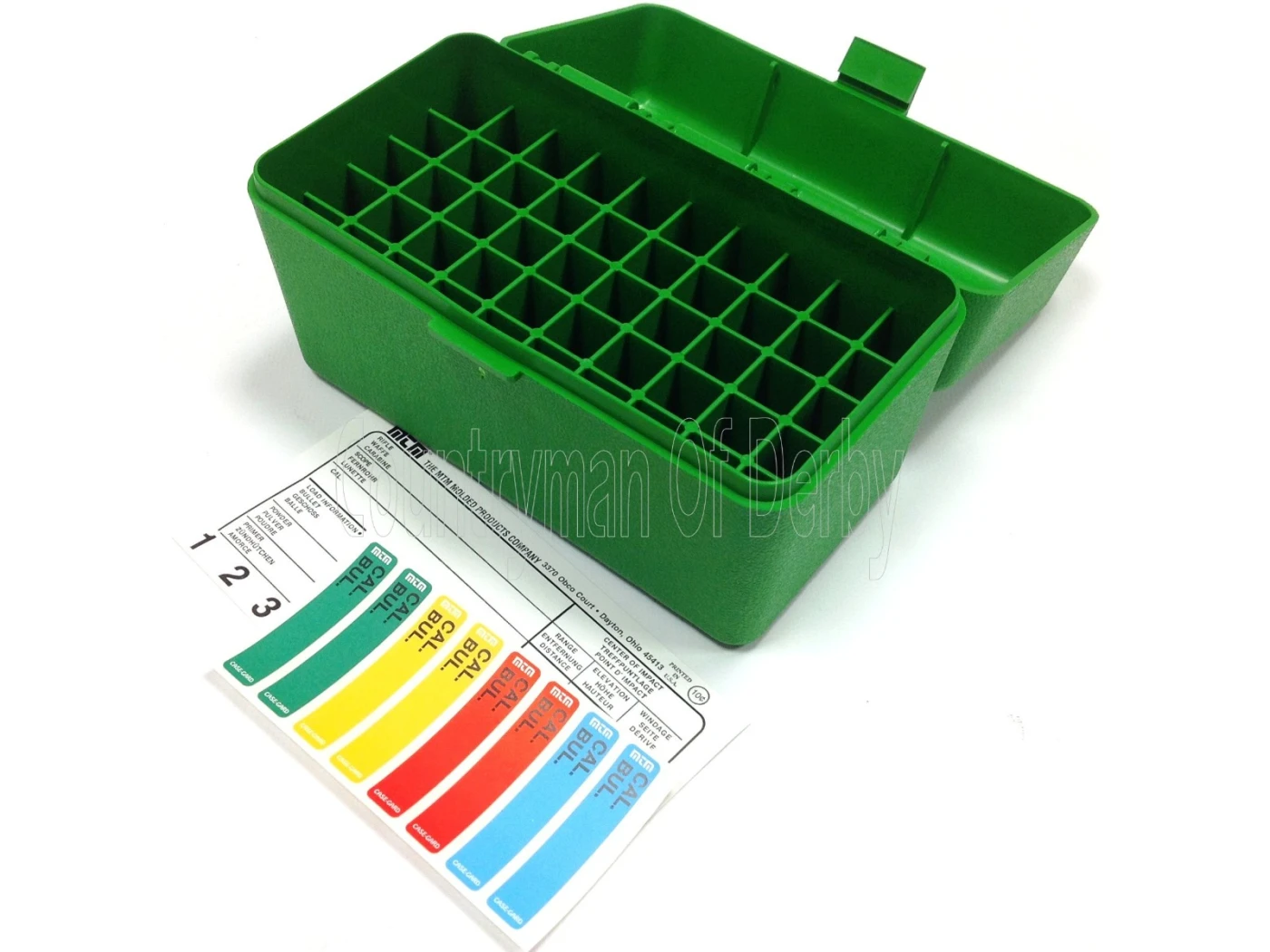 MTM RL50 .25-06 to .30-06 Ammunition Box - 50 Capacity