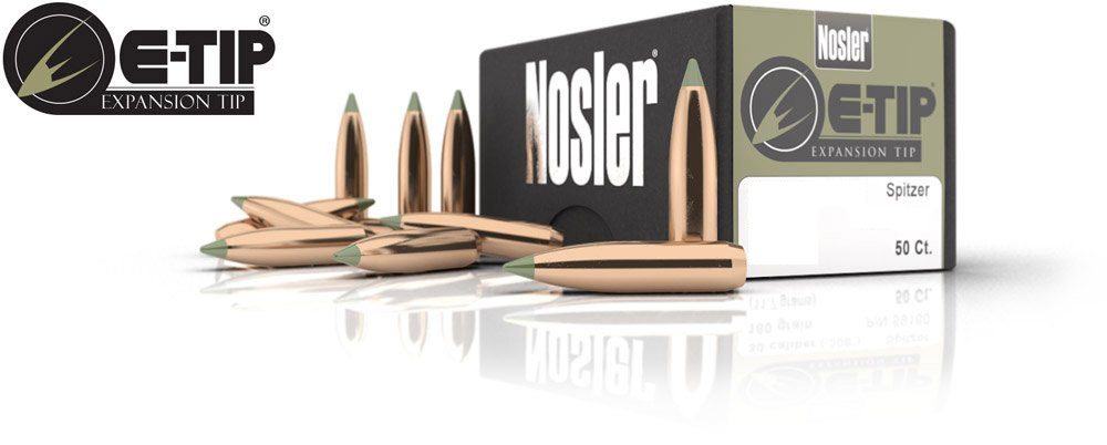 Nosler E-Tip 6mm 90gr Non-Toxic Bullet Heads 59165