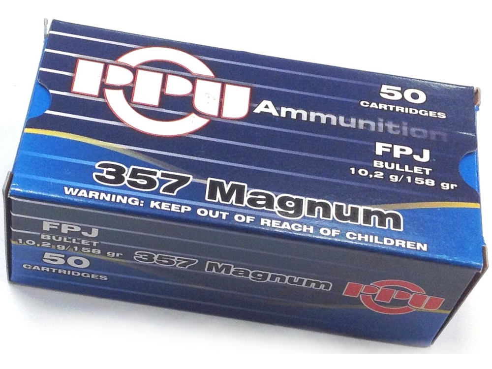 PPU Prvi Partizan .357 Magnum  158gr FPJ Ammunition