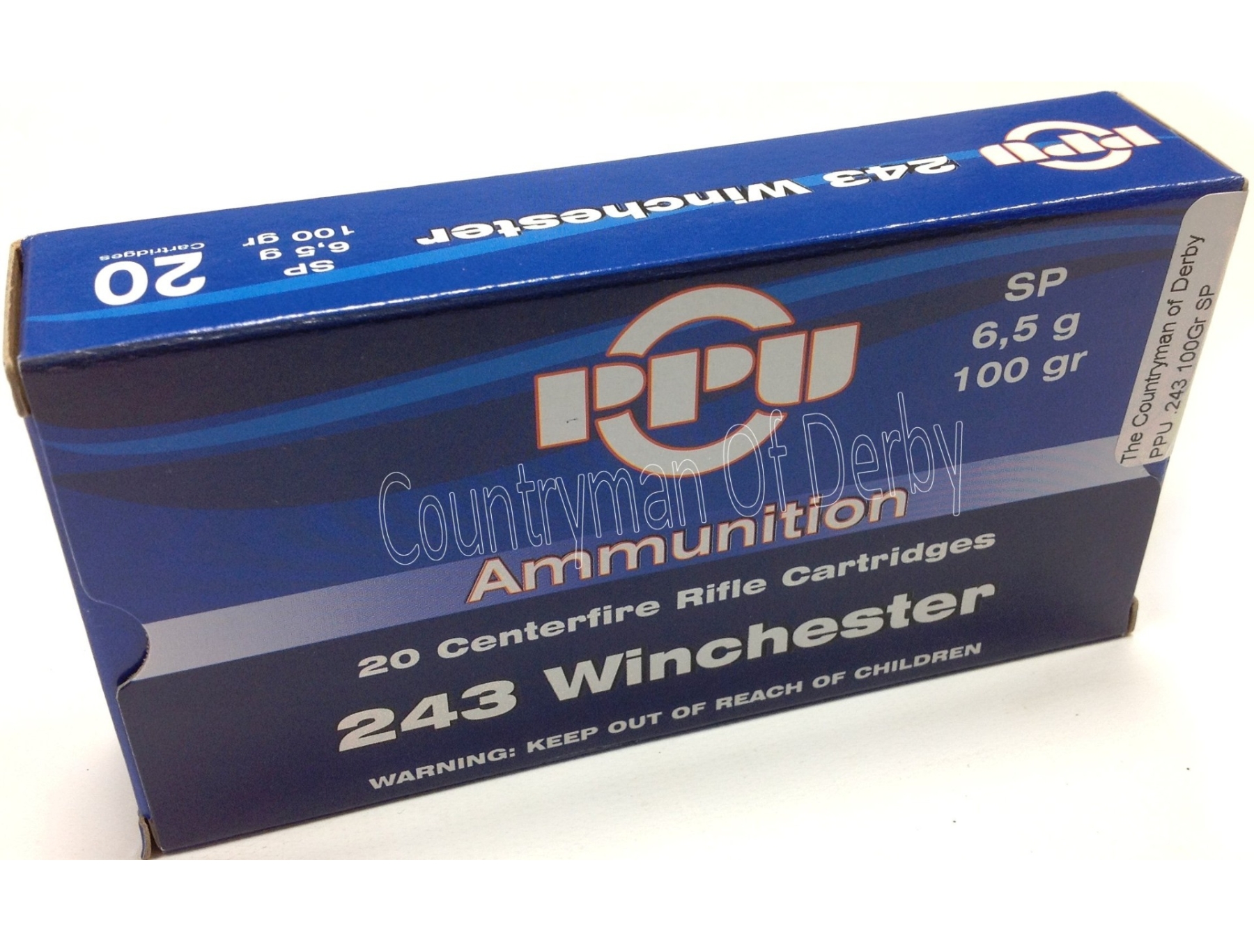 PPU Prvi Partizan .243 100gr SP Soft Point Ammunition