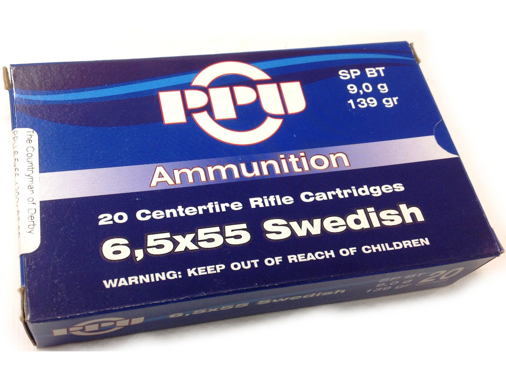 PPU Prvi Partizan 6.5x55 139GR BT SP Ammunition