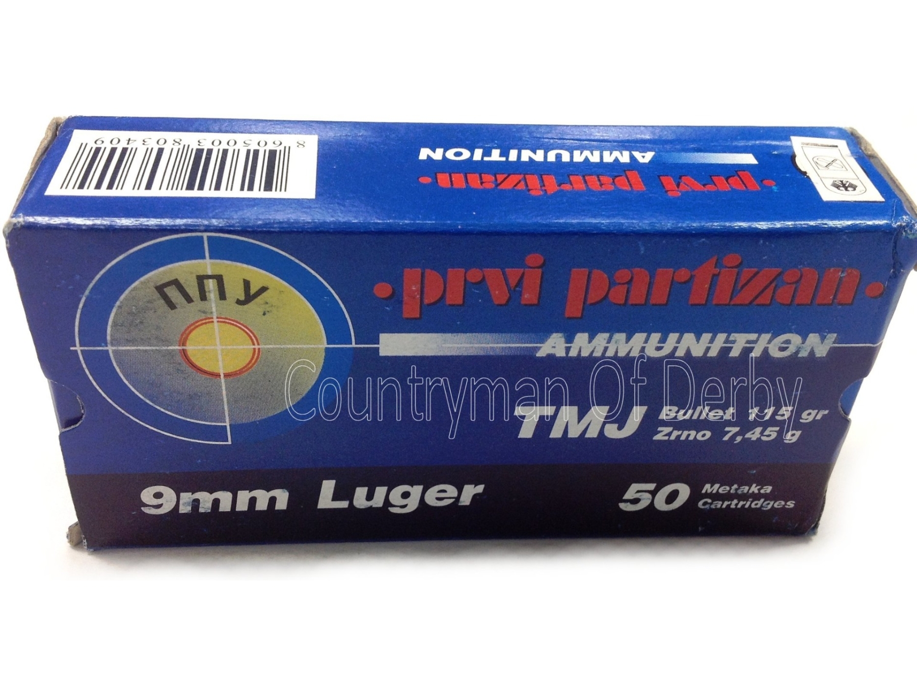 PPU Prvi Partizan 115gr TMJ Ammunition