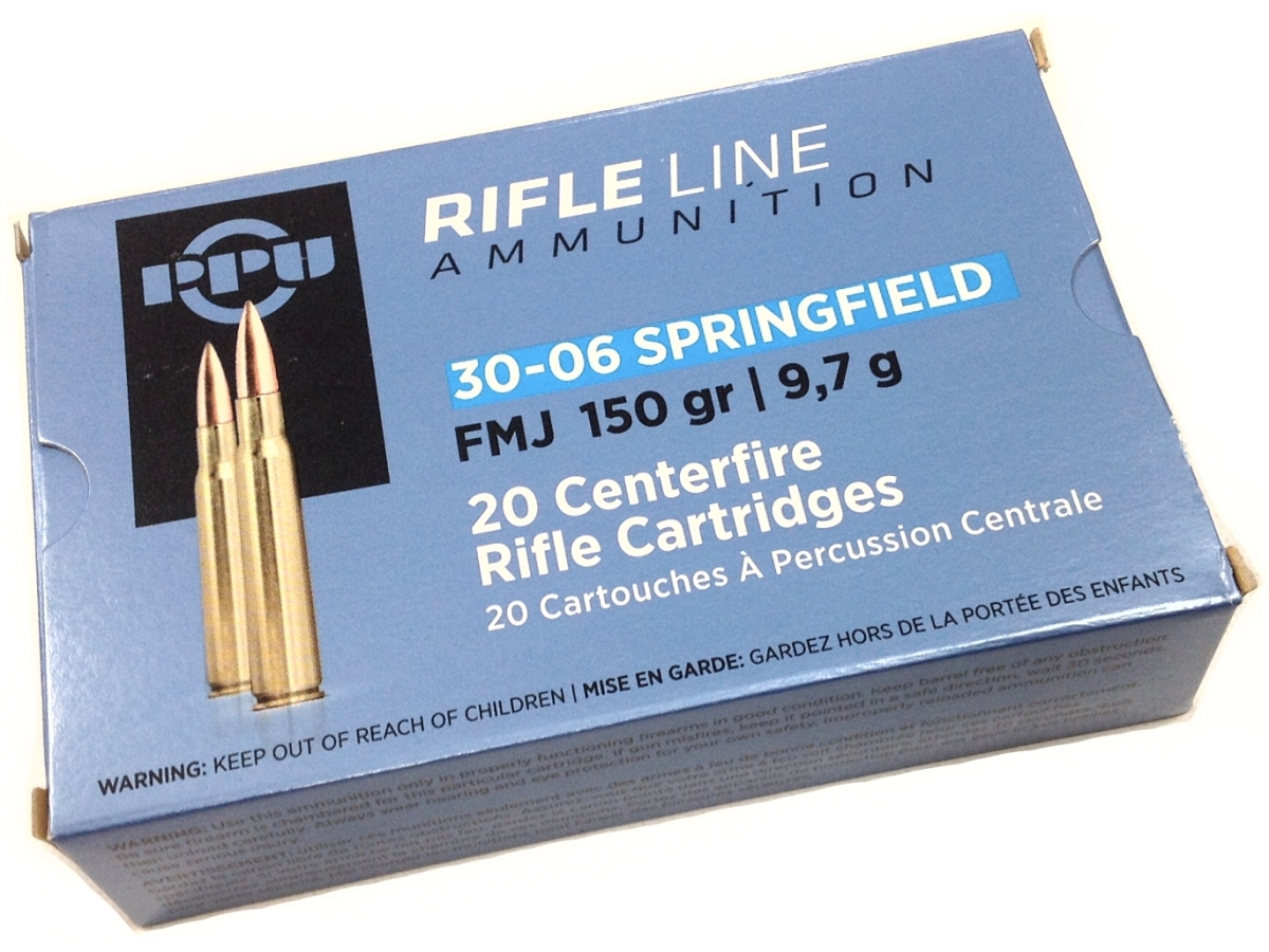 ppu 30-06 150gr fmj ammo