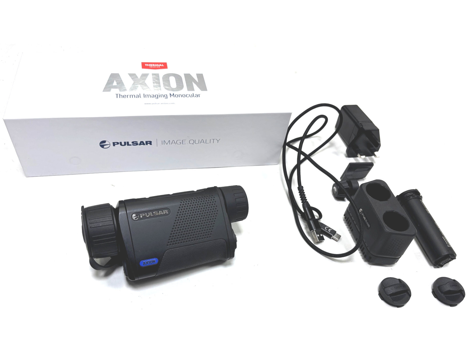 Used Pulsar Axion XQ38 Thermal Monocular Main Image used pulsar axion xq38 thermal imager