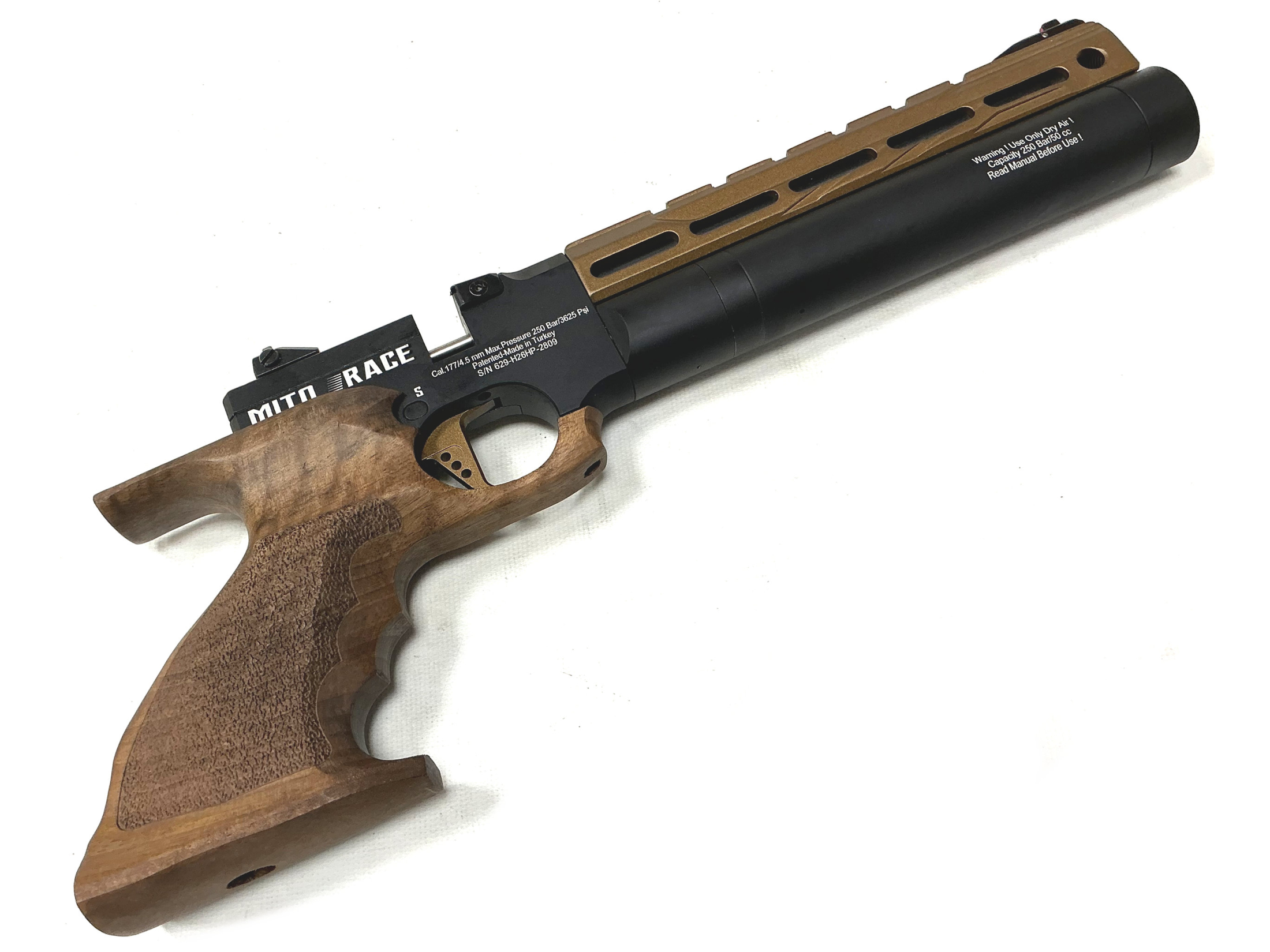 Reximex Mito Race Bronze .177 Walnut Main Image reximex mito race bronze .177 precharged