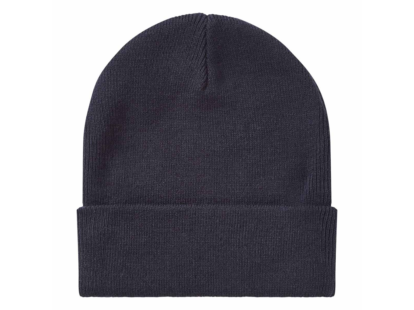 heritage ridgeline fine knit knitted navy beanie hat