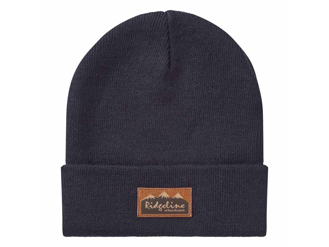 ridgeline heritage fine knit knitted beanie hat navy