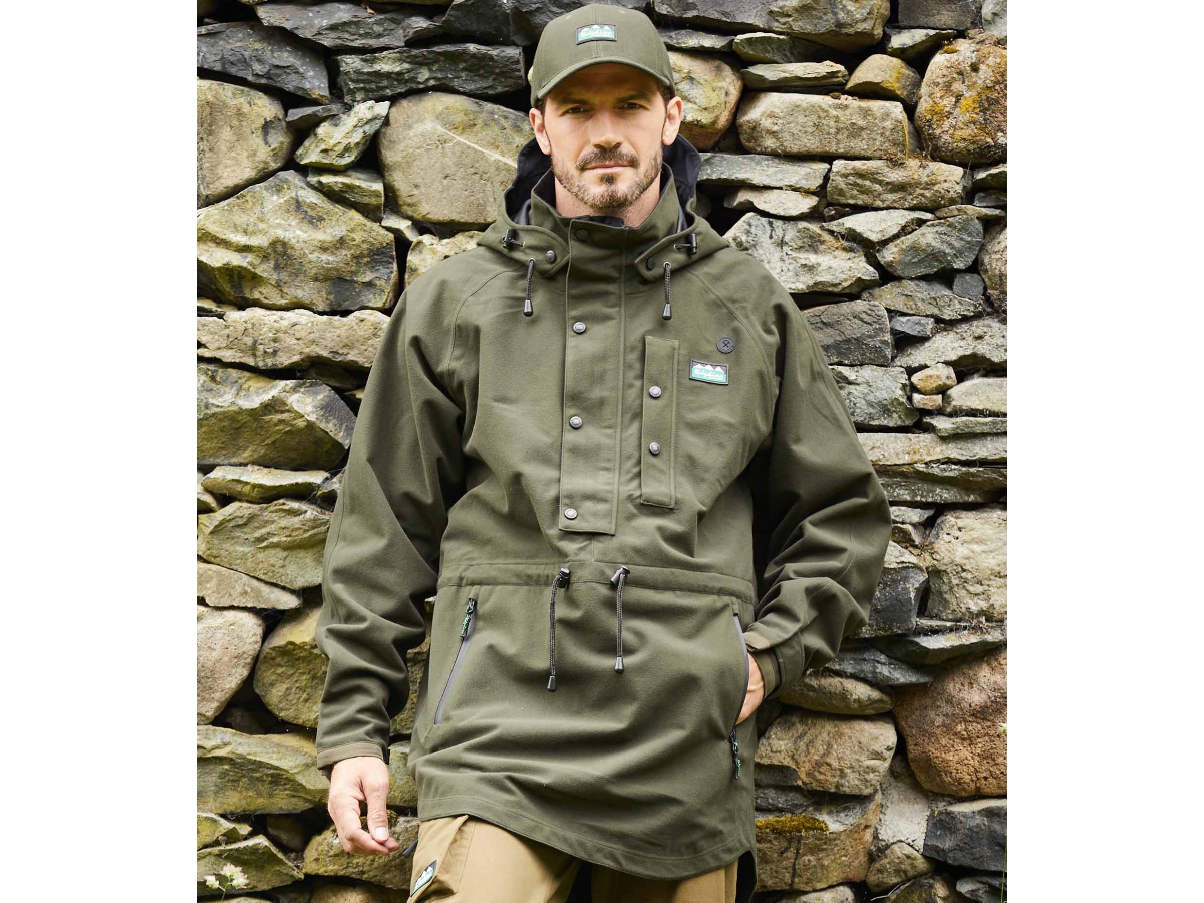 ridgeline monsoon classic smock deep forest green