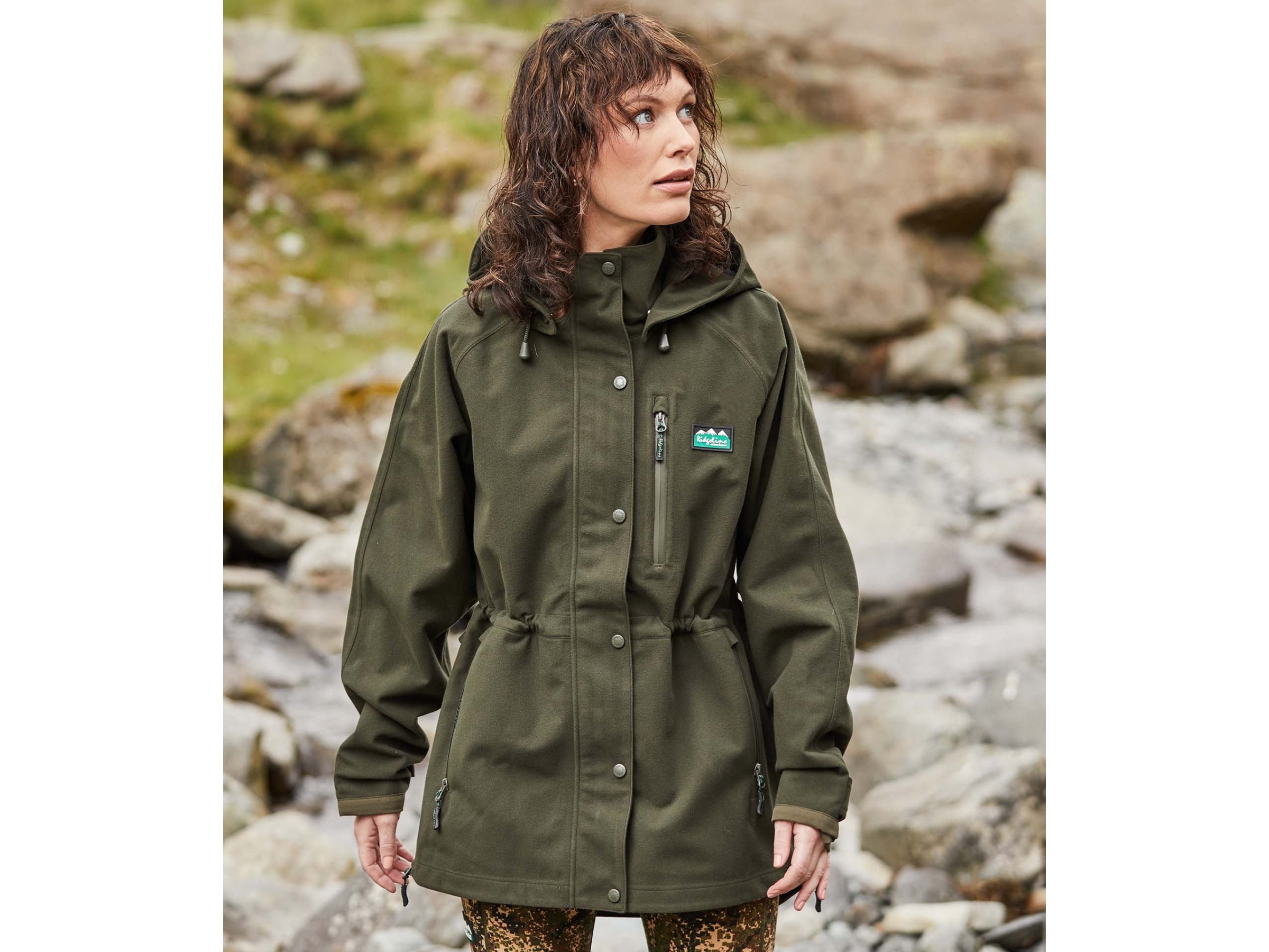 ridgeline ladies monsoon 2 jacket deep forest green