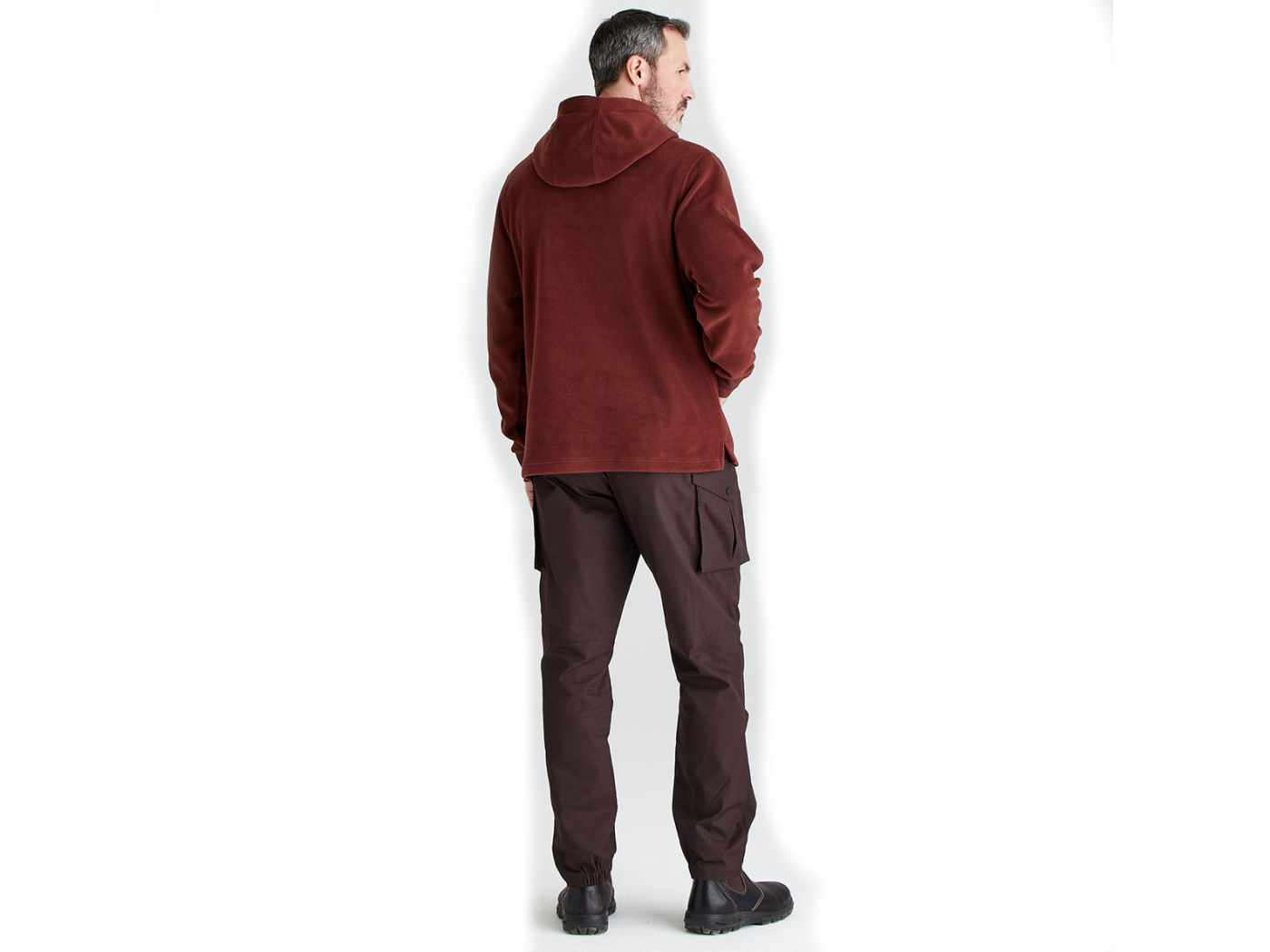 hoodie fleece ballistic mens ridgeline oxblood