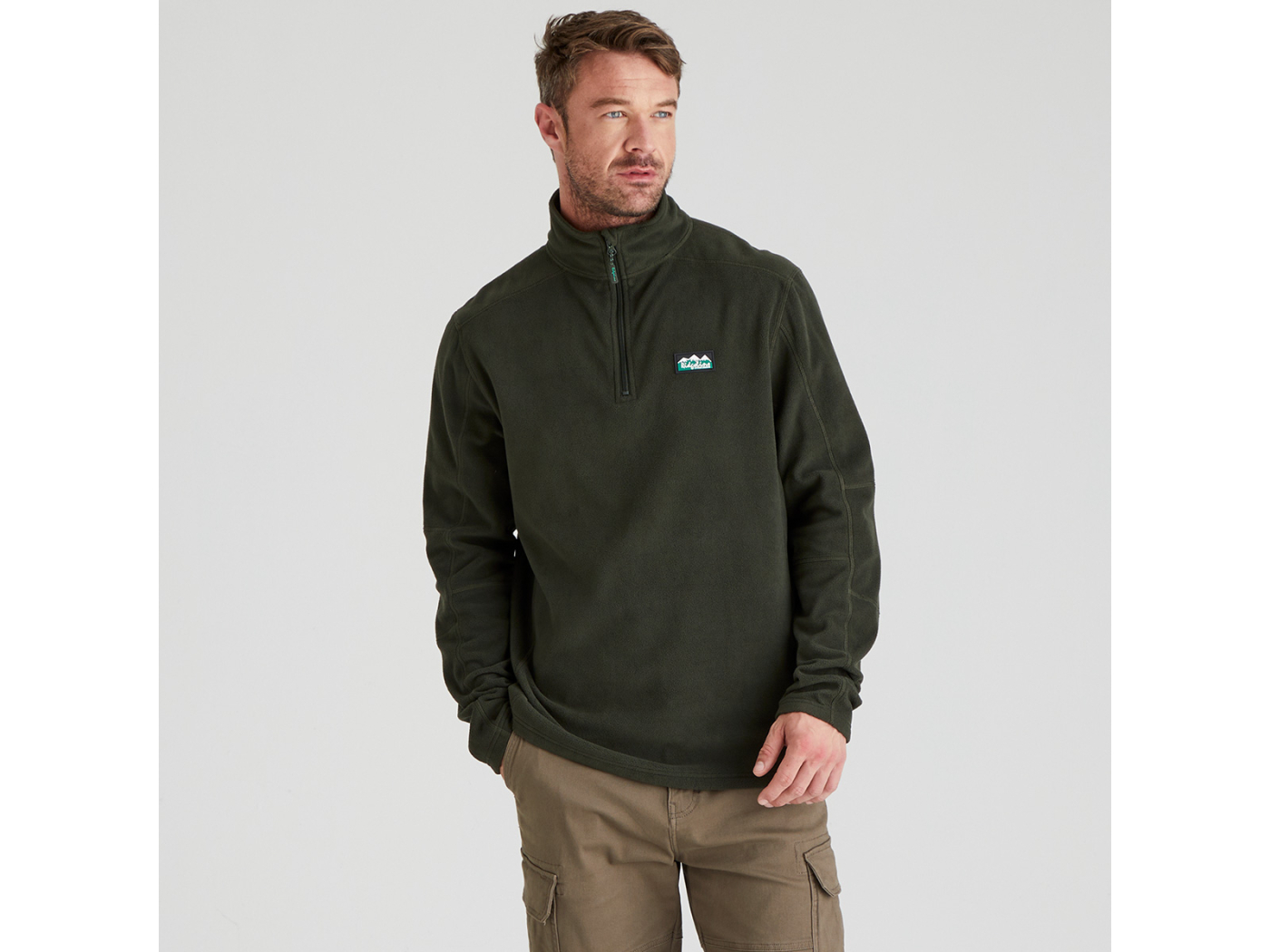 Ridgeline Mens Narvik Fleece Deep Forest Main Image ridgeline mens narvik deep forest fleece