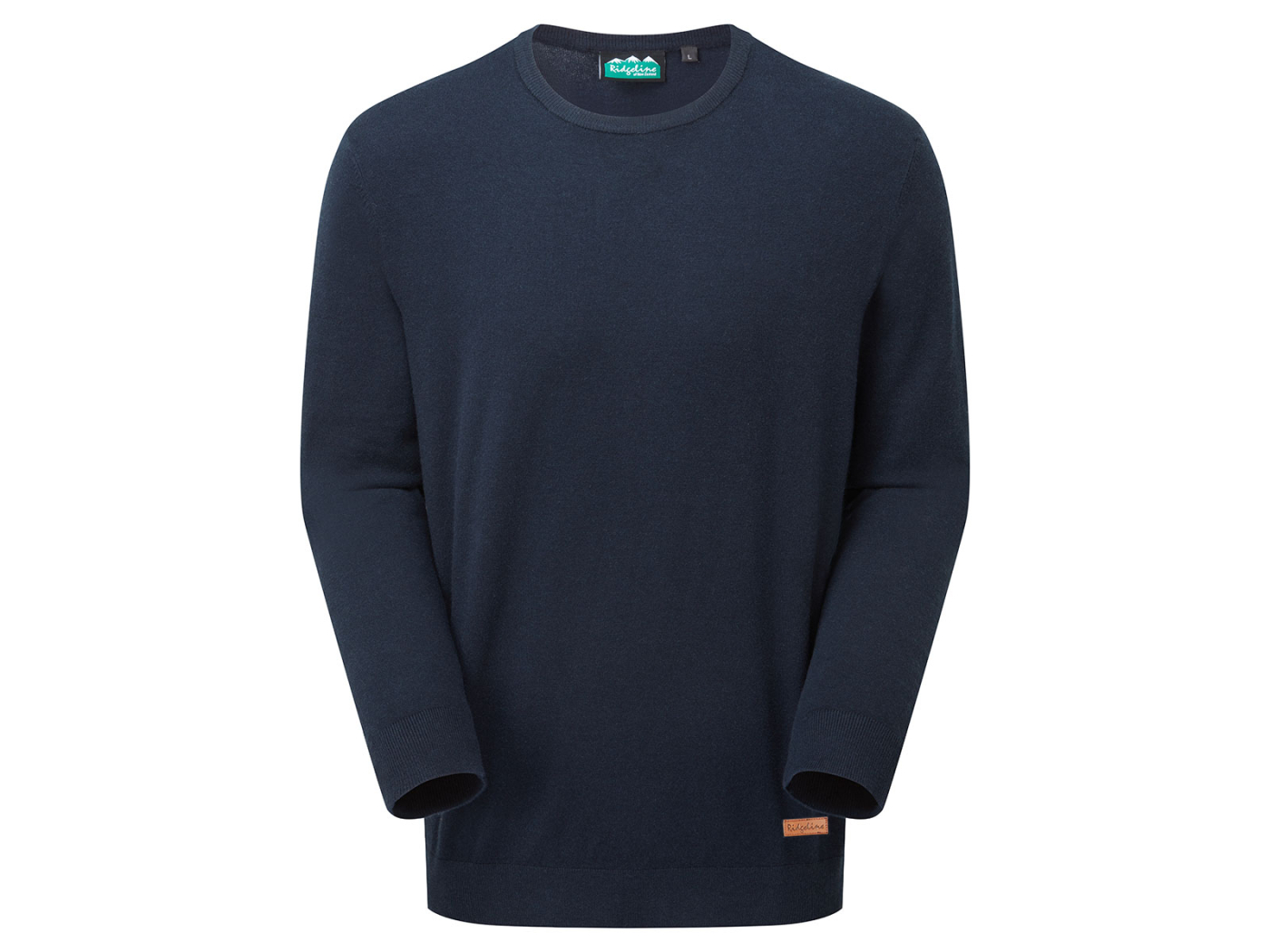 Ridgeline Mens Hartland Crew Neck Jumper Navy Main Image ridgeline mens hartland crew neck jumper navy