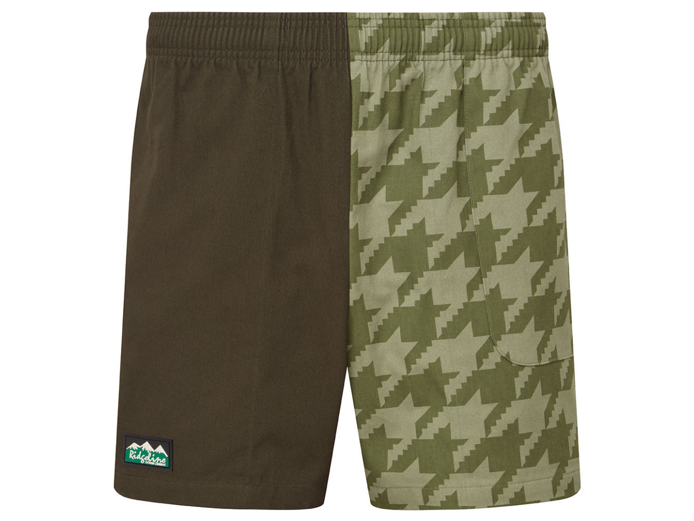 ridgeline unisex houndstooth print deep forest shorts