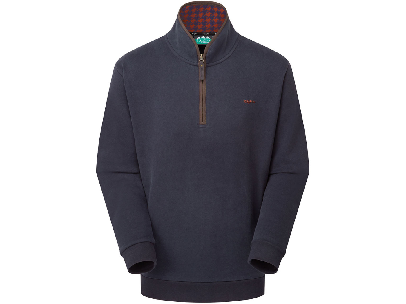 navy quarter zip brancaster ridgeline