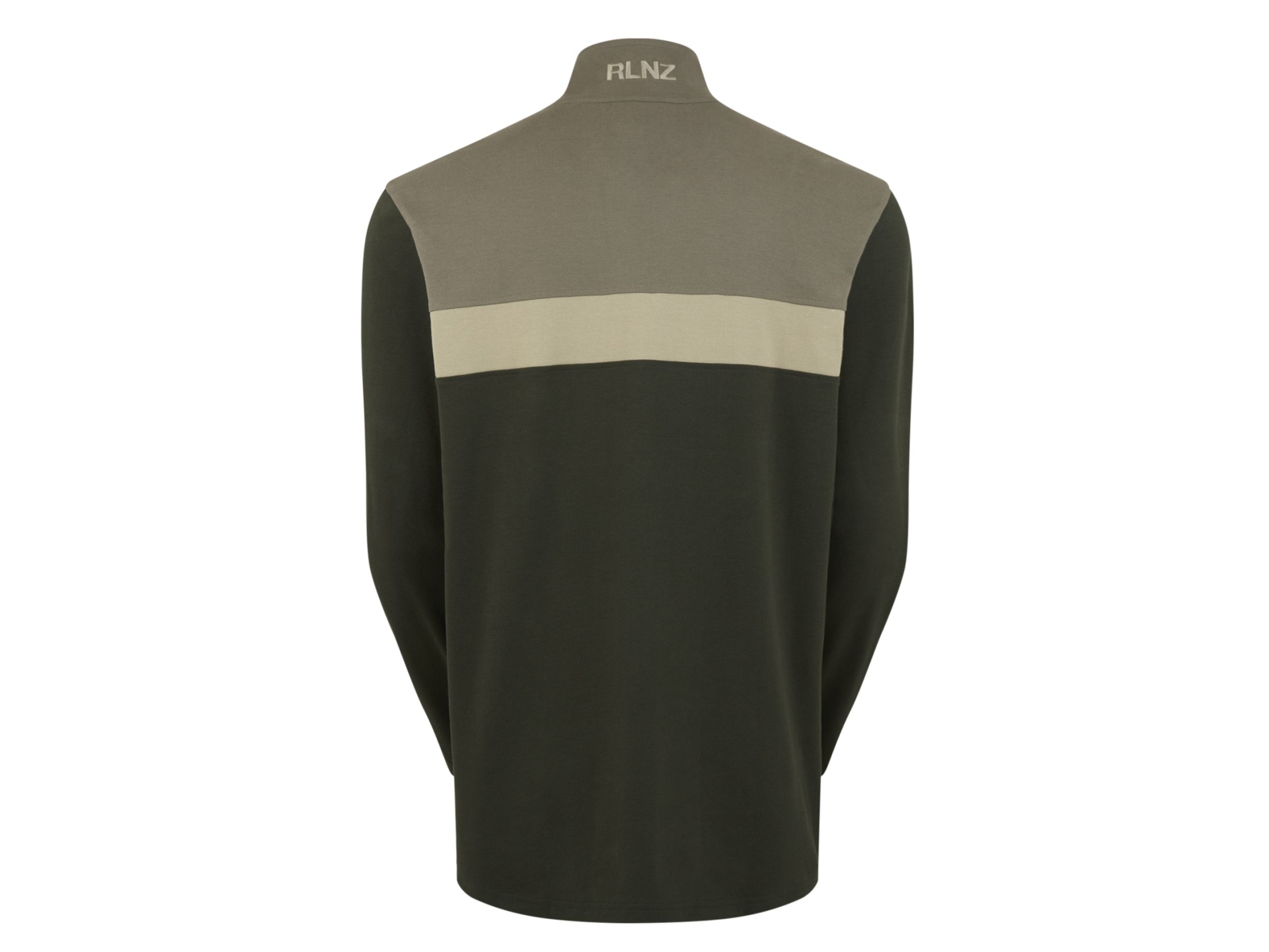 ridgeline back slider quarter zip ruby top olive multi
