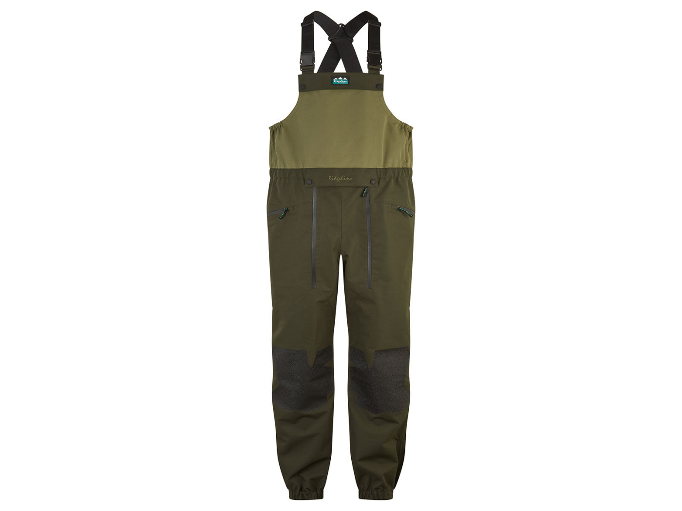 ridgeline mens agri pro 3l bib and brace deep forest